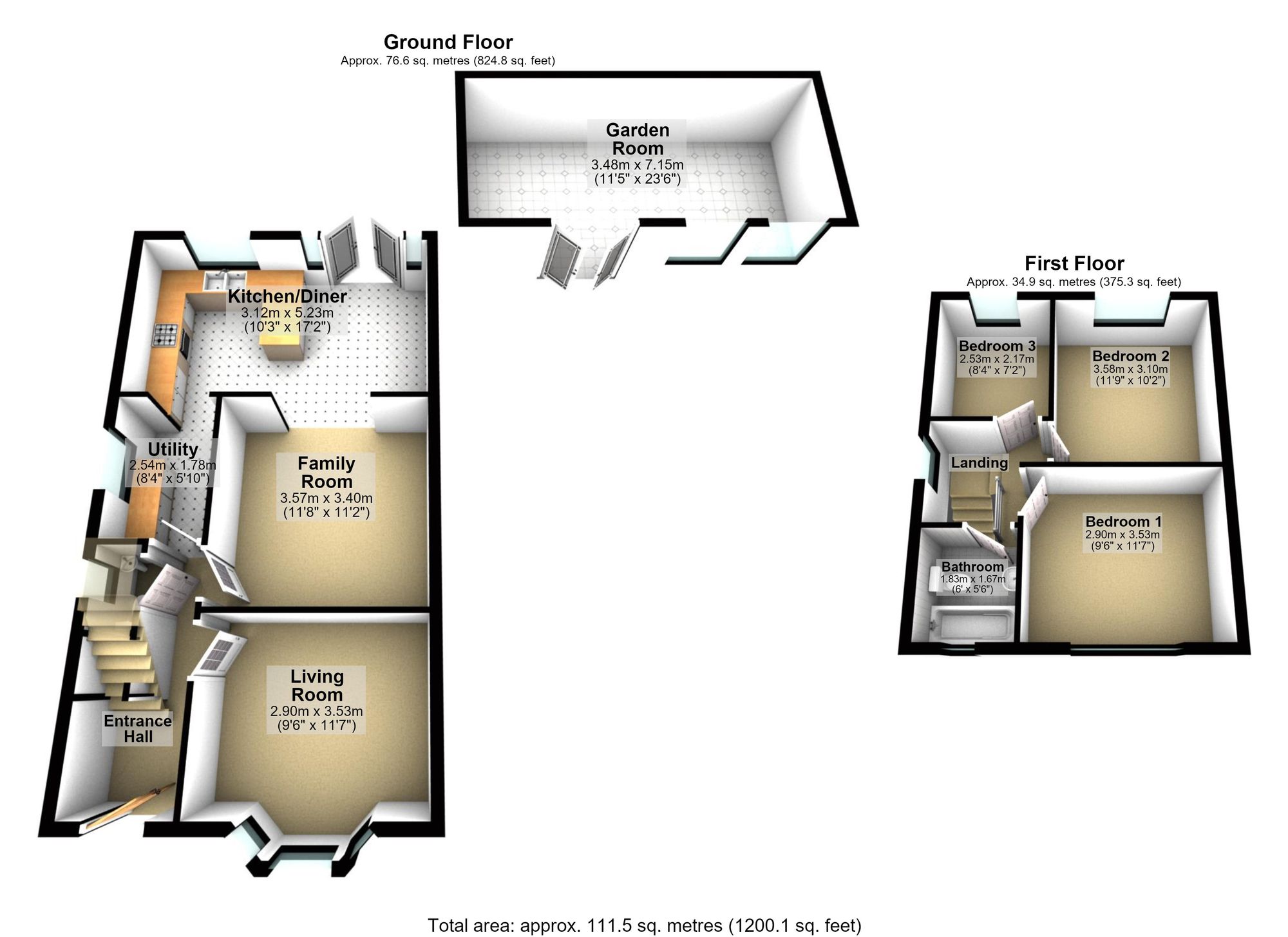 6 Pitt Street, Wellingborough floorplan