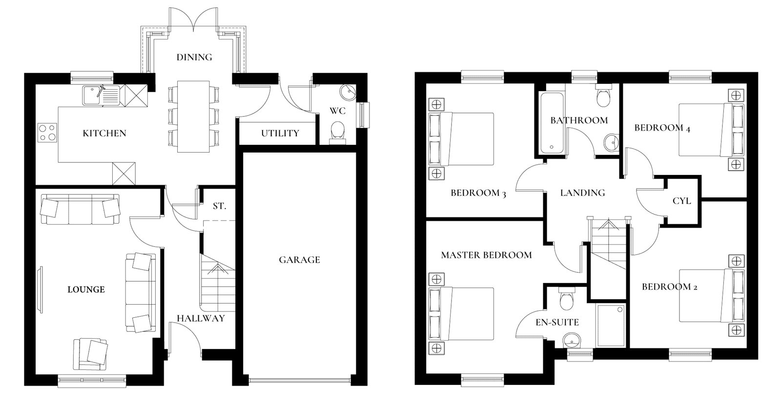 The Cleveland, 40, Cwrt Y Priordy, Carmarthen floorplan