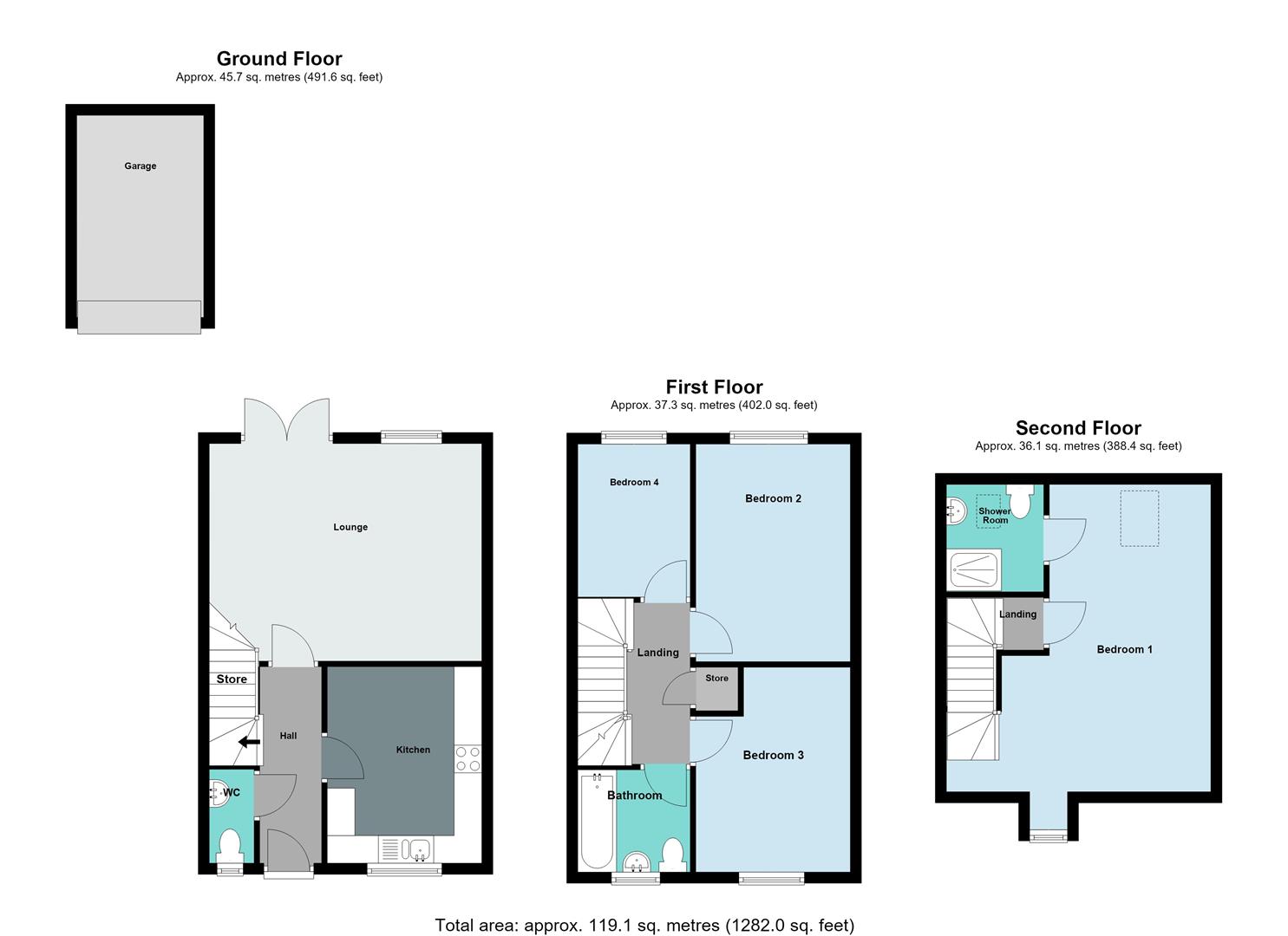 8, Swan Drive, Birmingham floorplan