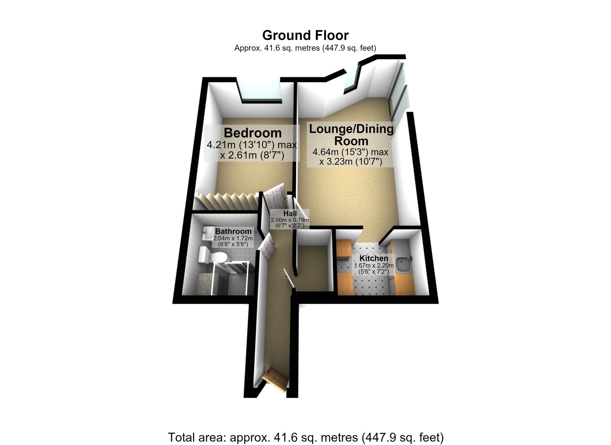 36 Homequay House Falkland Road, Torquay floorplan