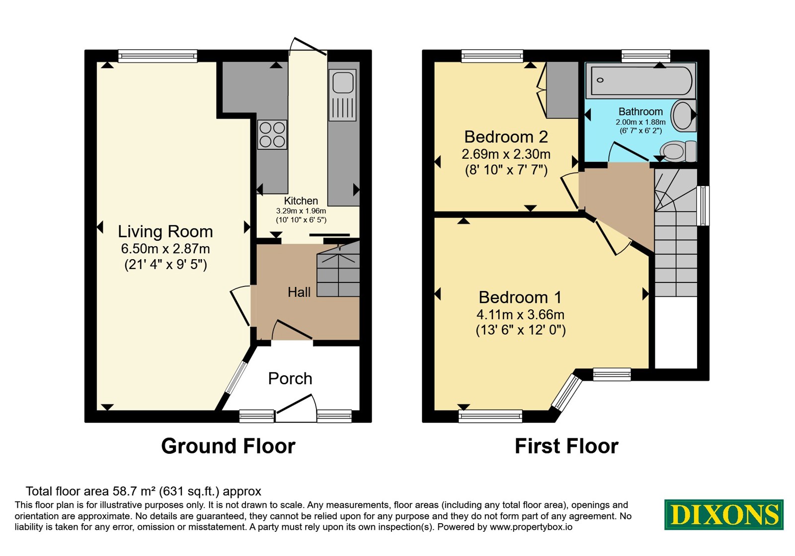 84, Courtenay Road, Birmingham floorplan