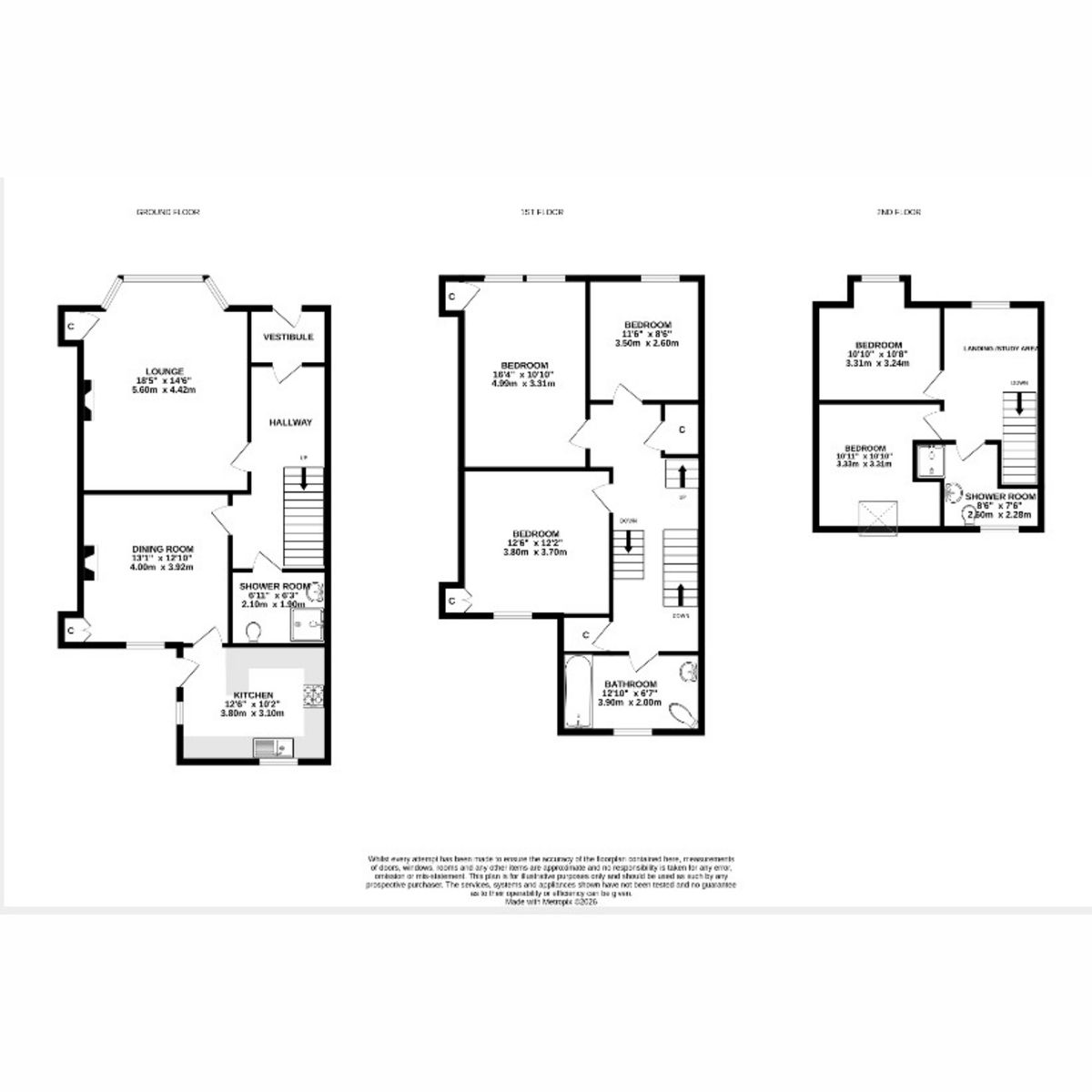 13, Rosewood Terrace, Dundee floorplan