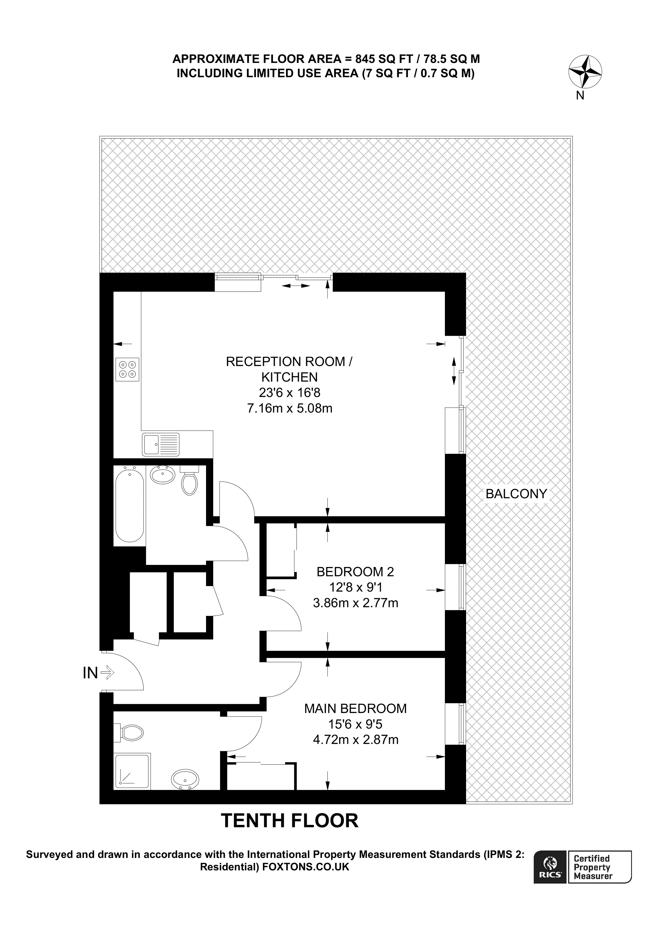 Sutton Park Road, Sutton SM1, 2 bedroom flat for sale 58450948