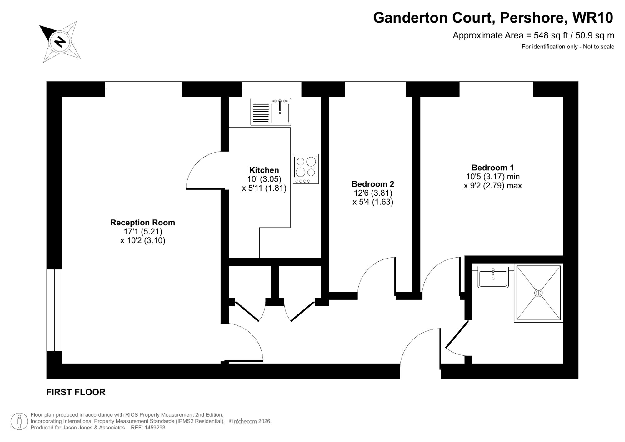 20 Ganderton Court, Pershore floorplan
