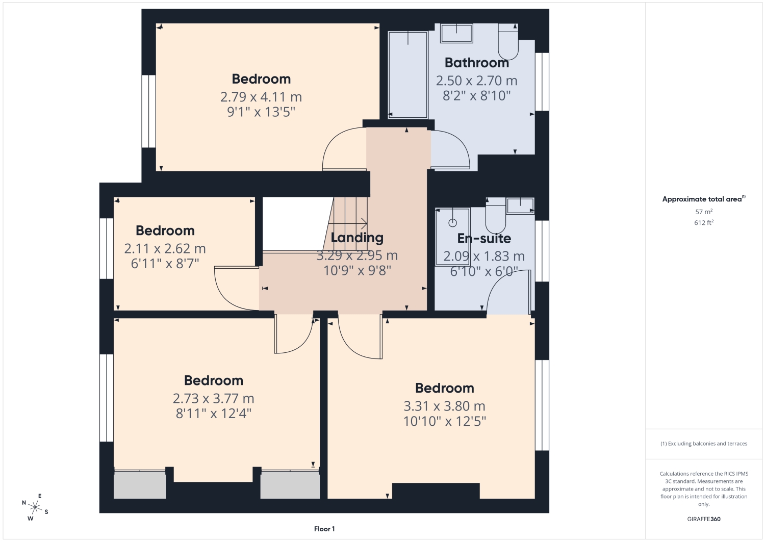 92, Halmer Gate, Spalding floorplan