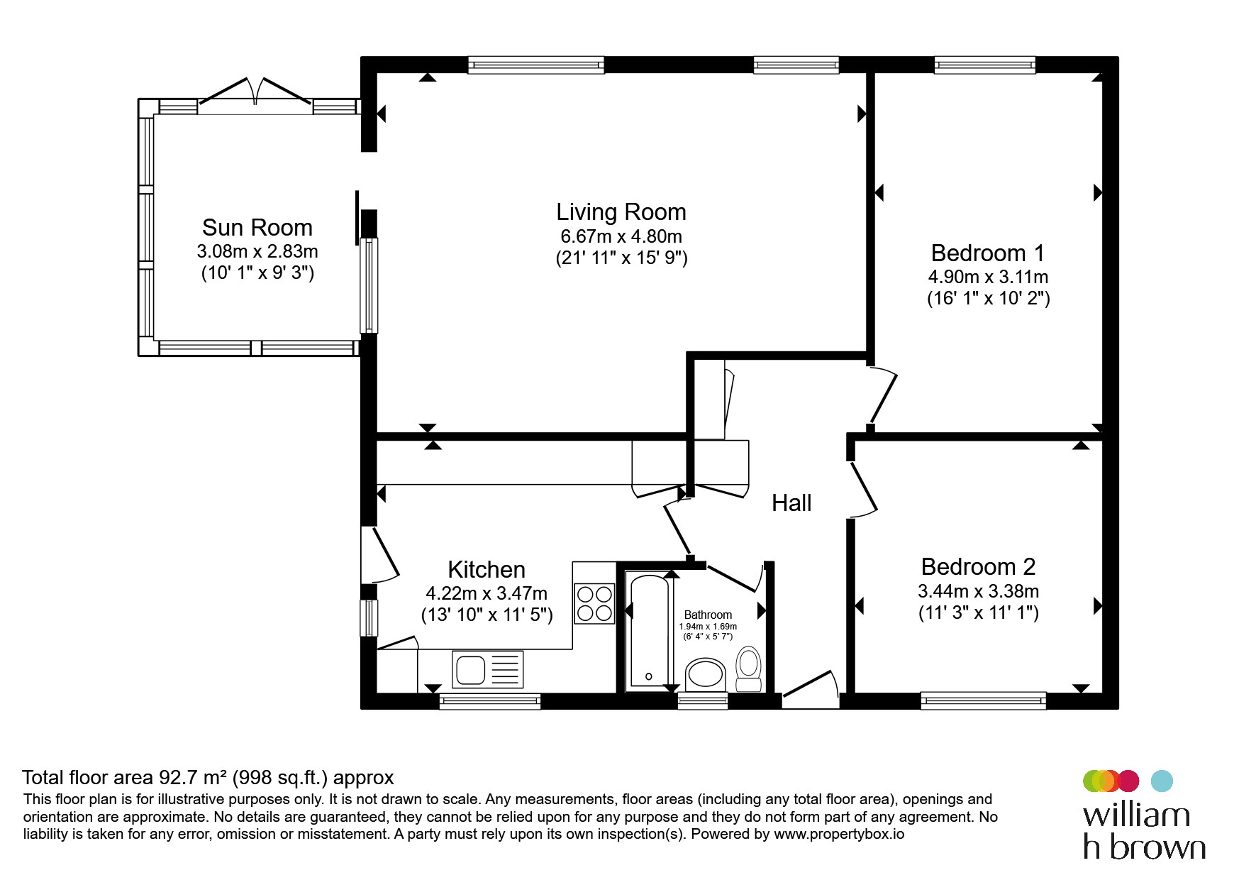 66, Field House Gardens, Diss floorplan
