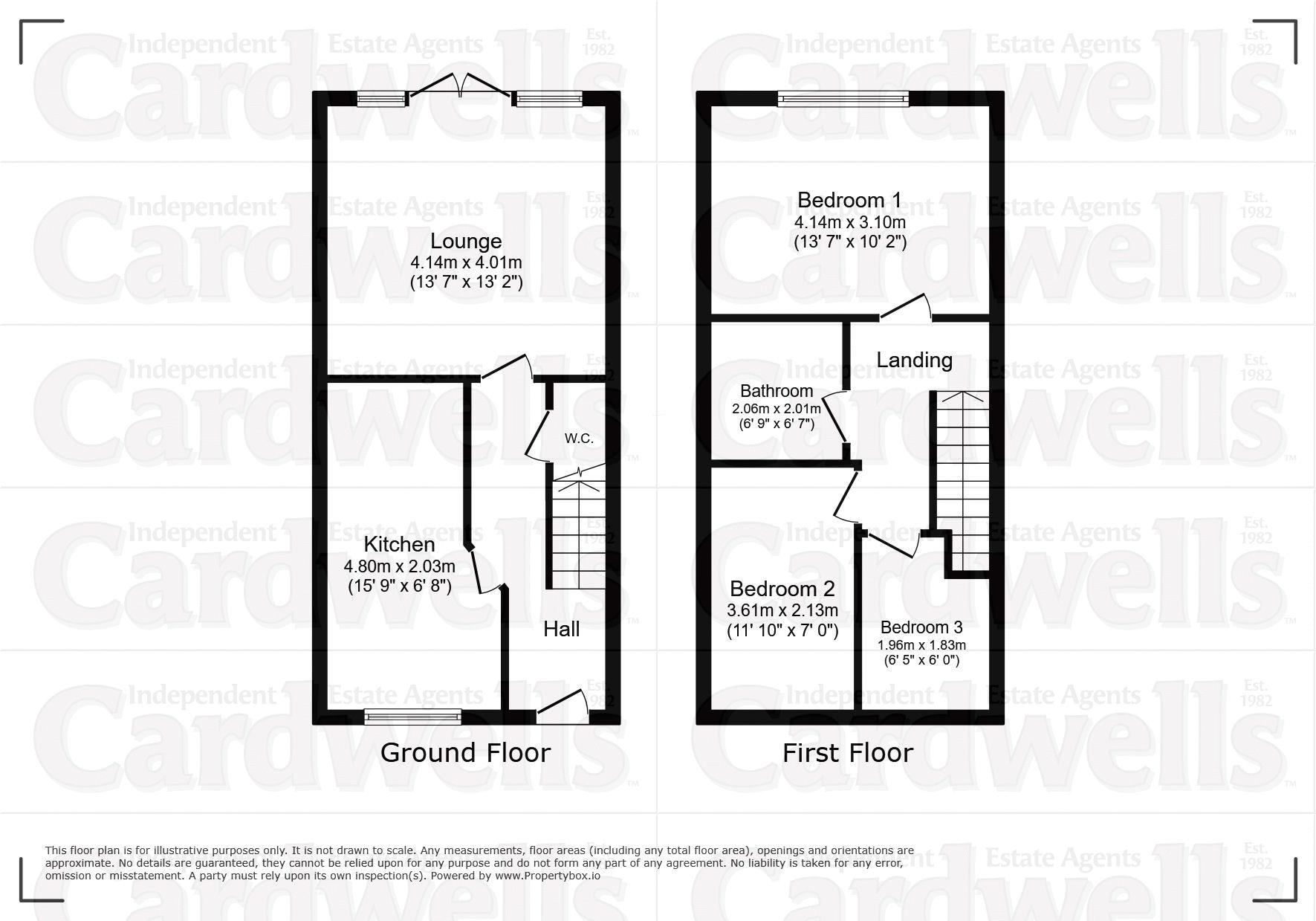 6, Huntley Court, Bury floorplan