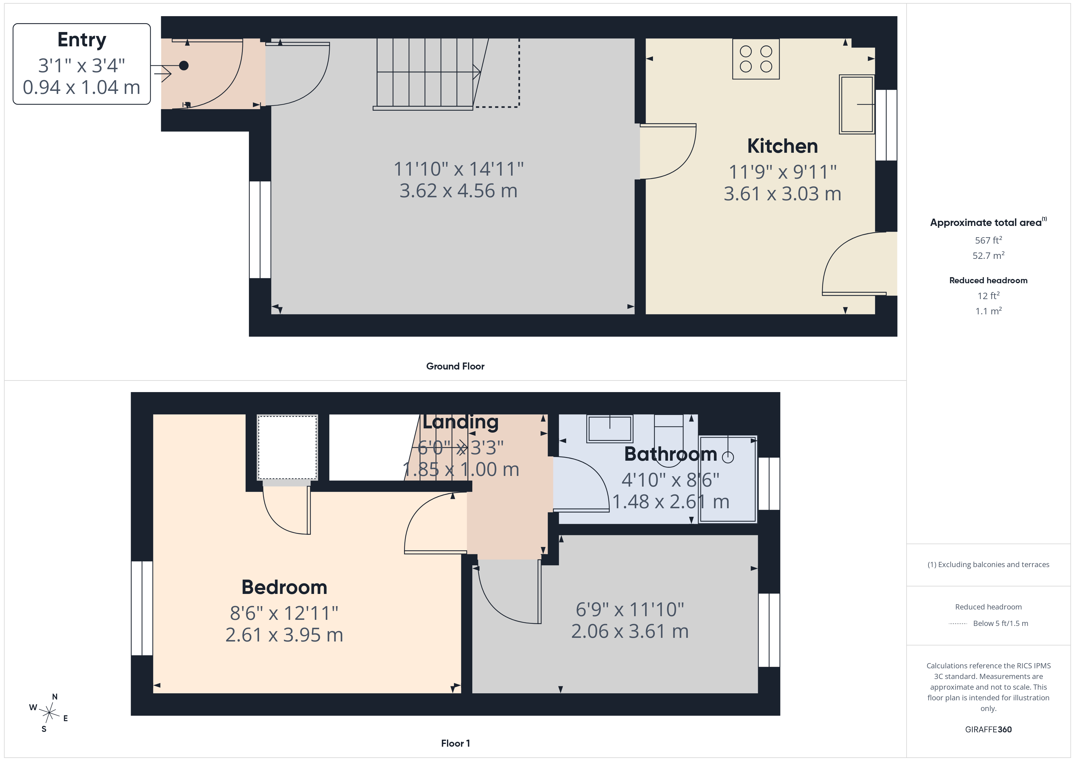 26, Charlestown Way, HULL floorplan