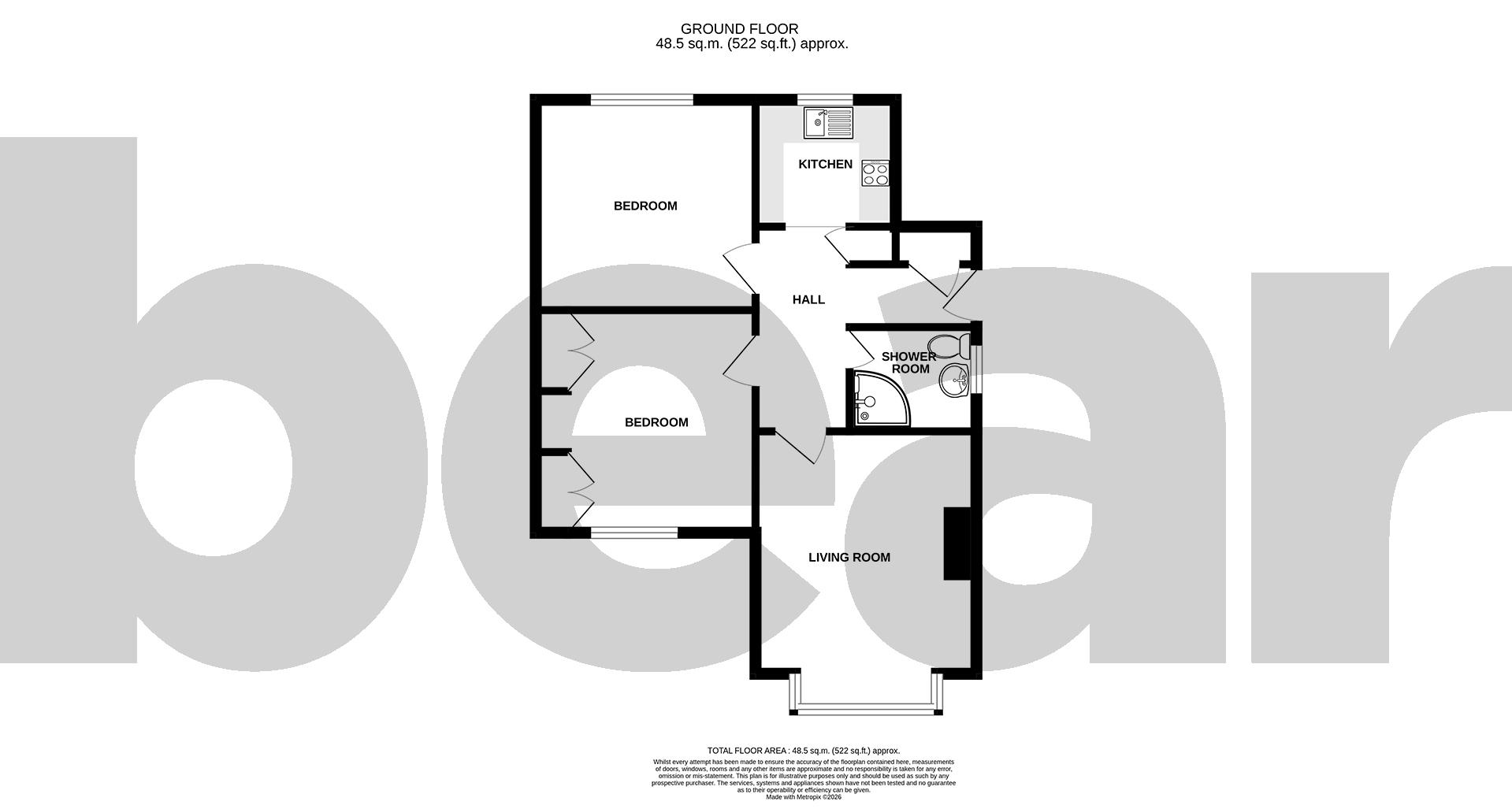 53, Byrne Drive, Southend-on-Sea floorplan