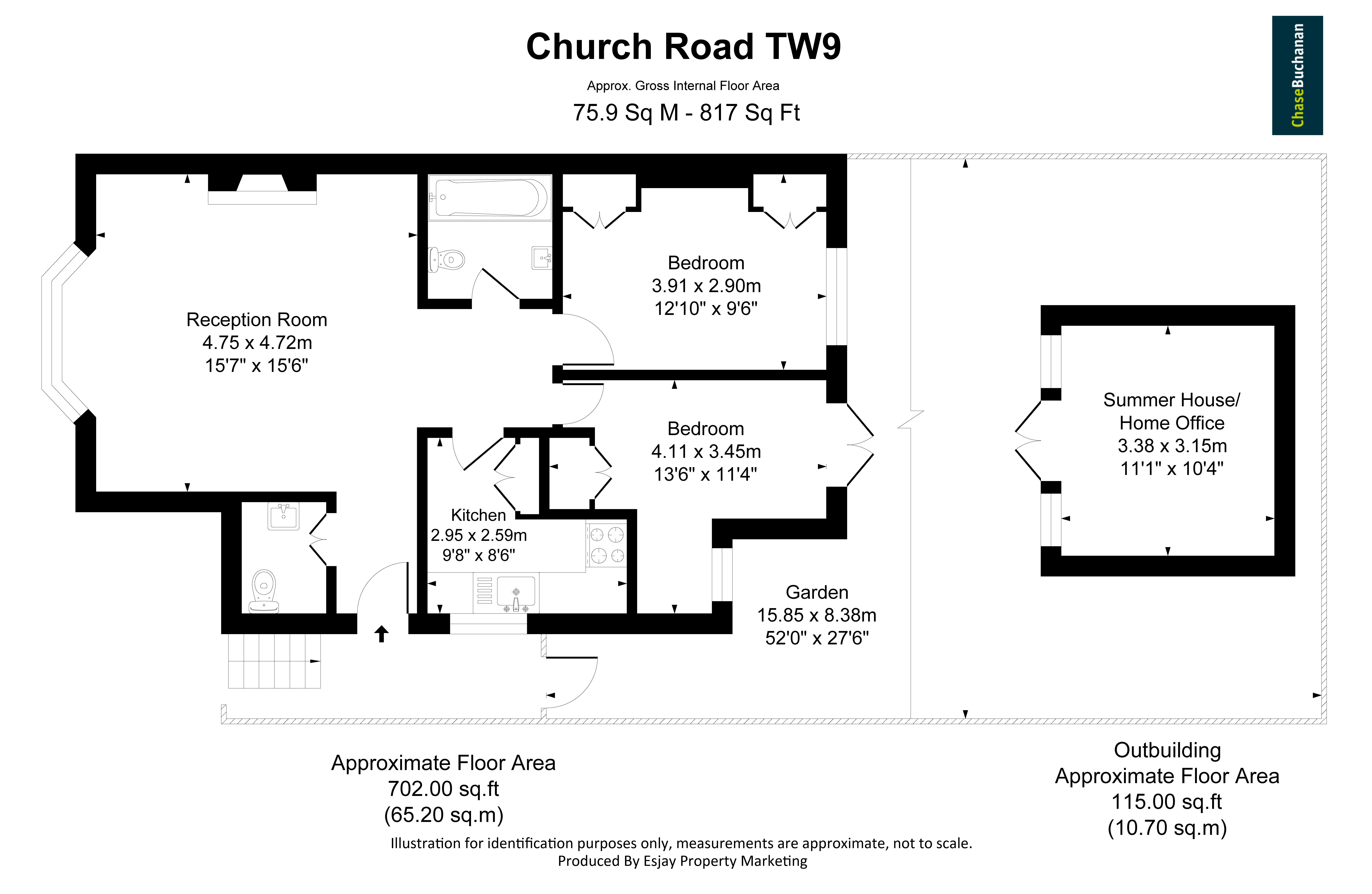 35a,, Church Road, Richmond floorplan