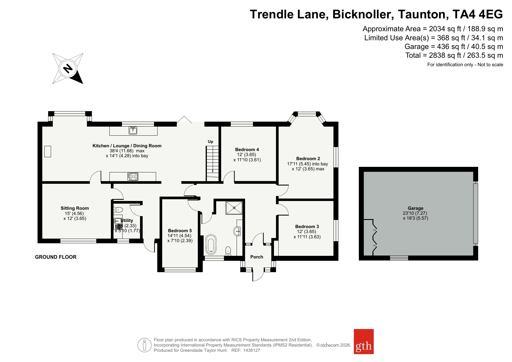 14, Trendle Lane, Taunton floorplan