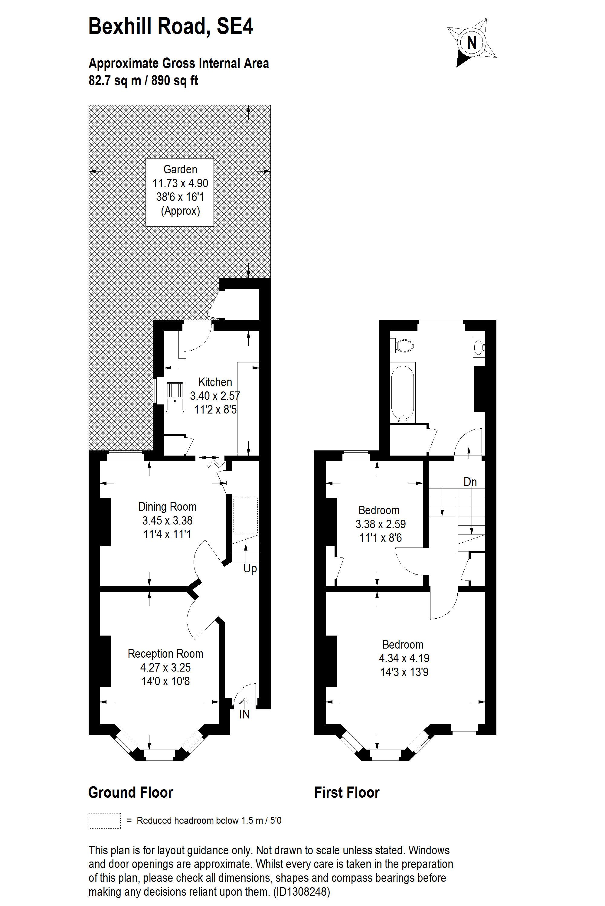 19, Bexhill Road, London floorplan