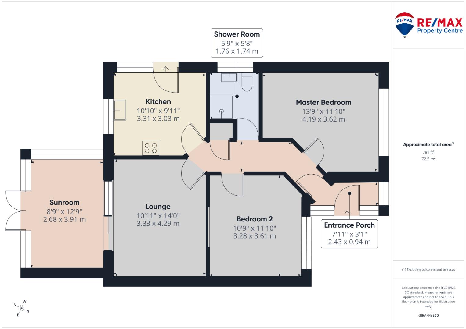 41, Devon Way, Harwich floorplan