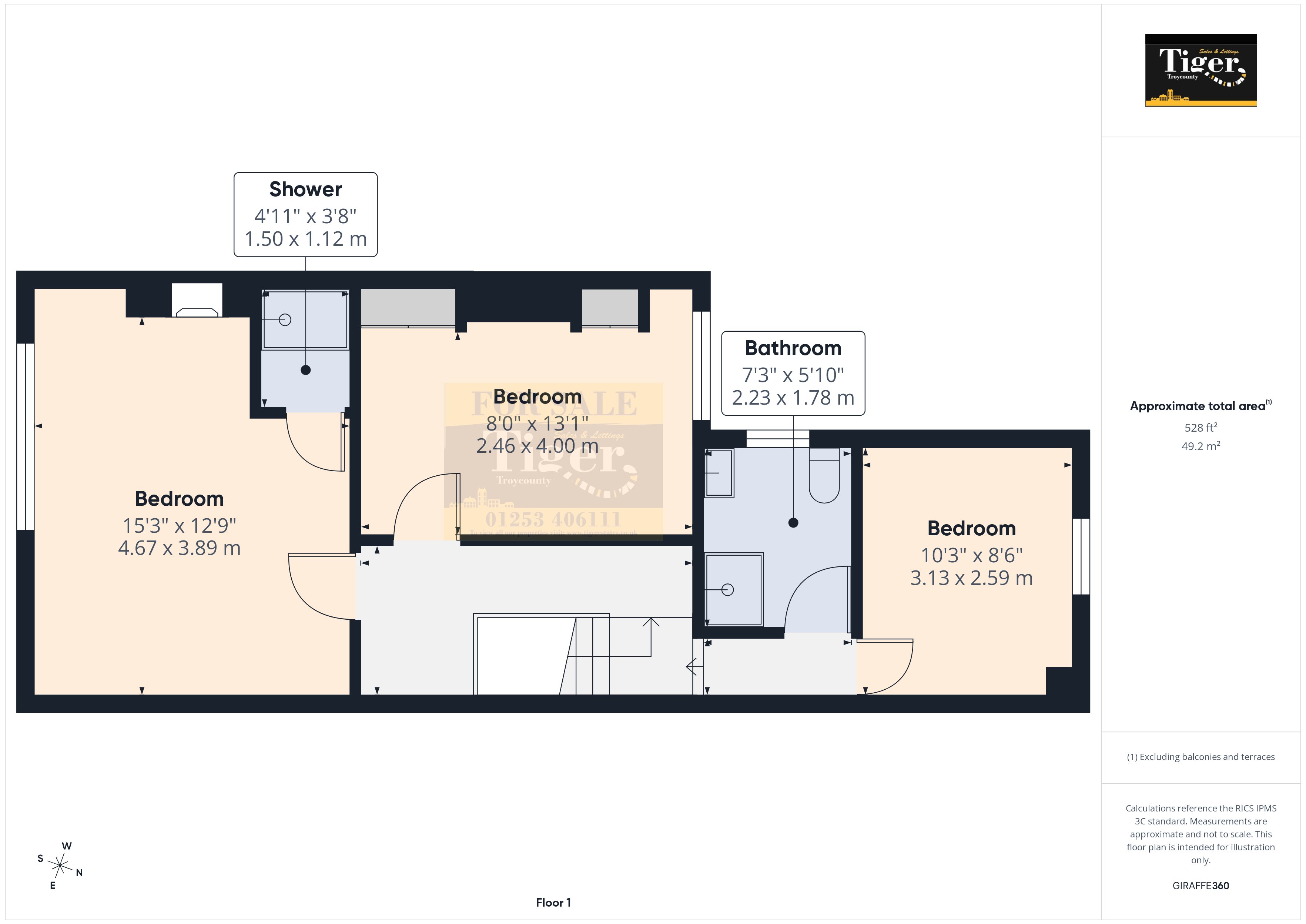 25, Chain Lane, Blackpool floorplan