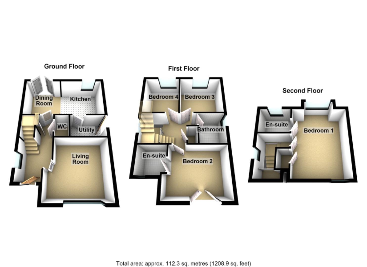 31, Moor Drive, Wallsend floorplan