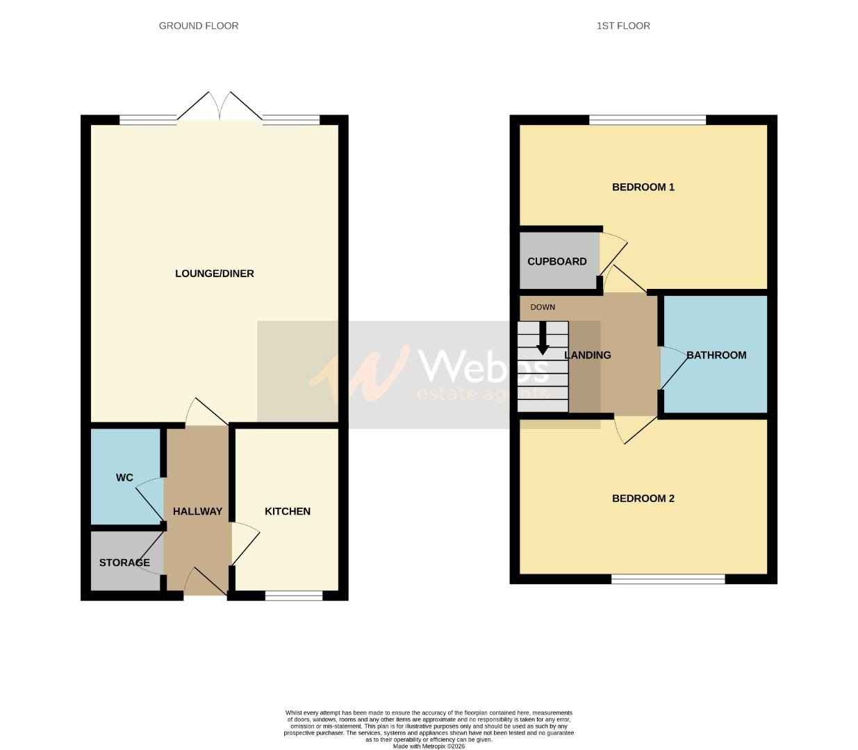46, Adams Way, Cannock floorplan