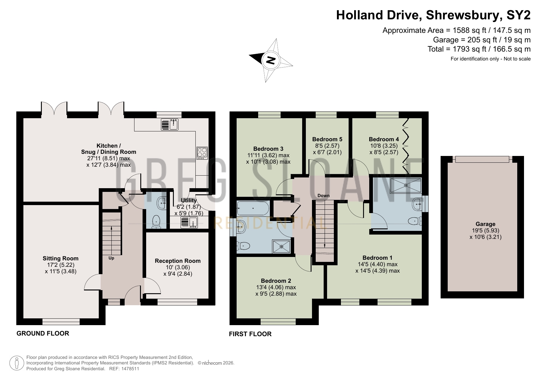 261 Holland Drive, Shrewsbury floorplan