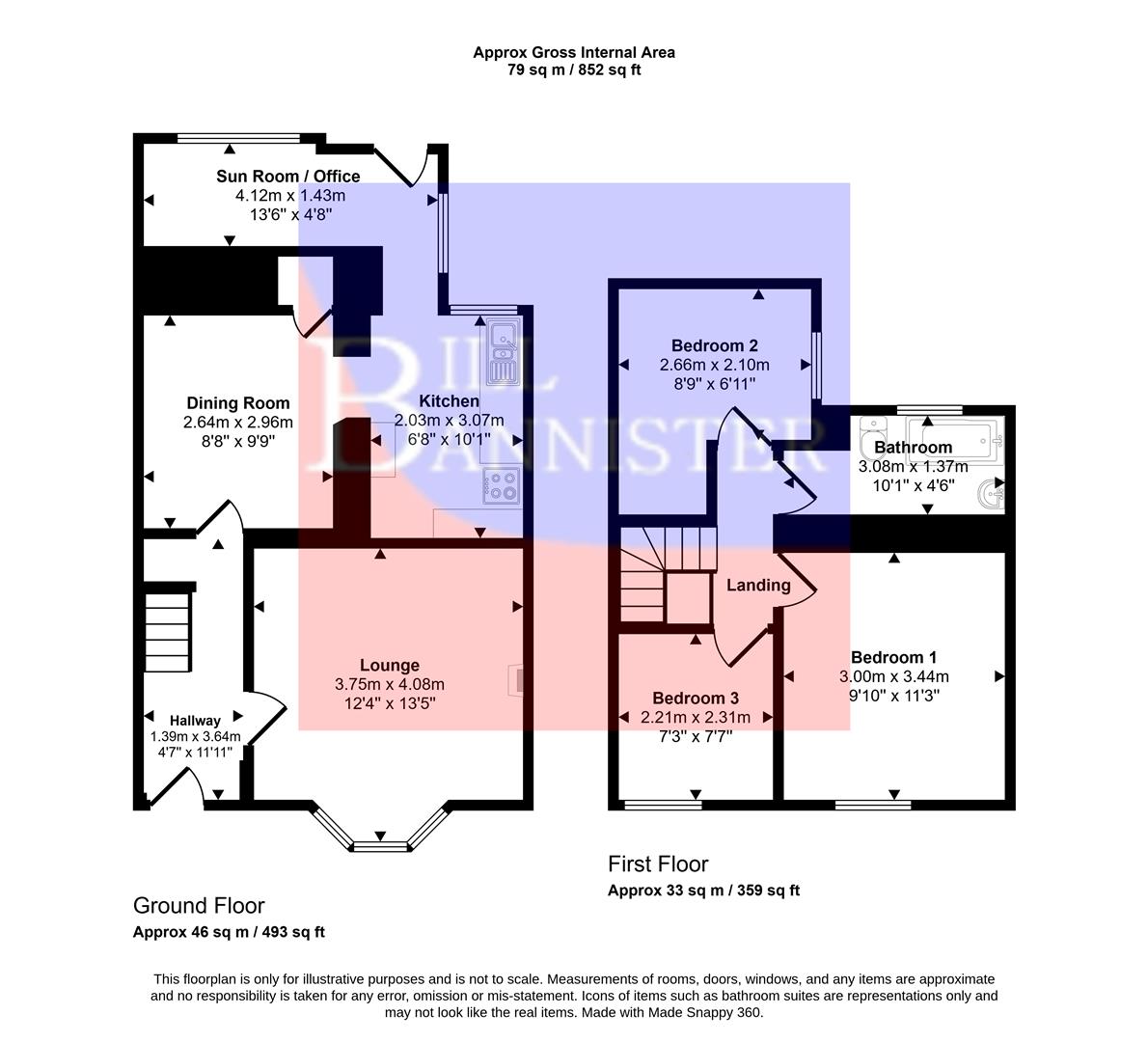 24, Bellevue, Redruth floorplan