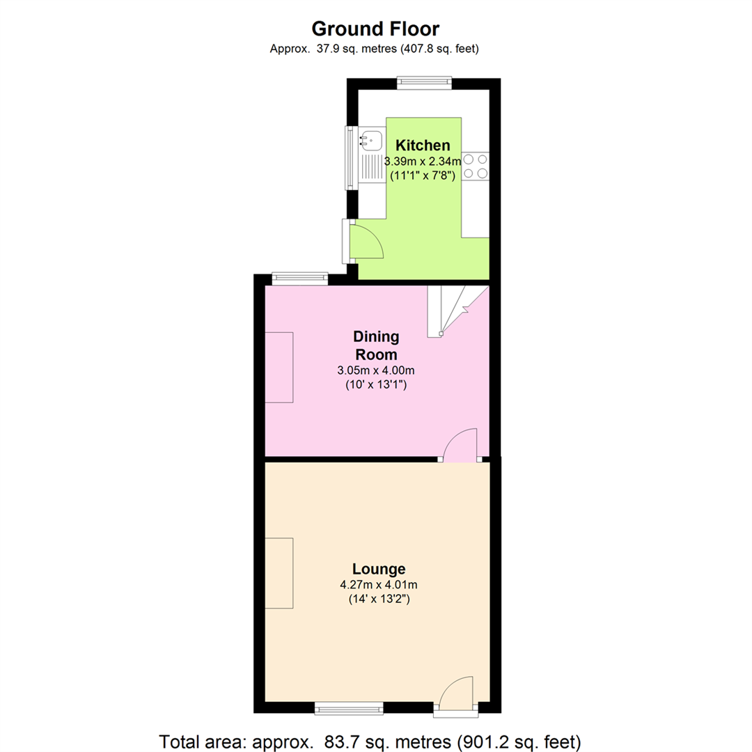 3 Bedrooms Terraced house to rent in Thorn Street, Reedsholme, Rossendale BB4