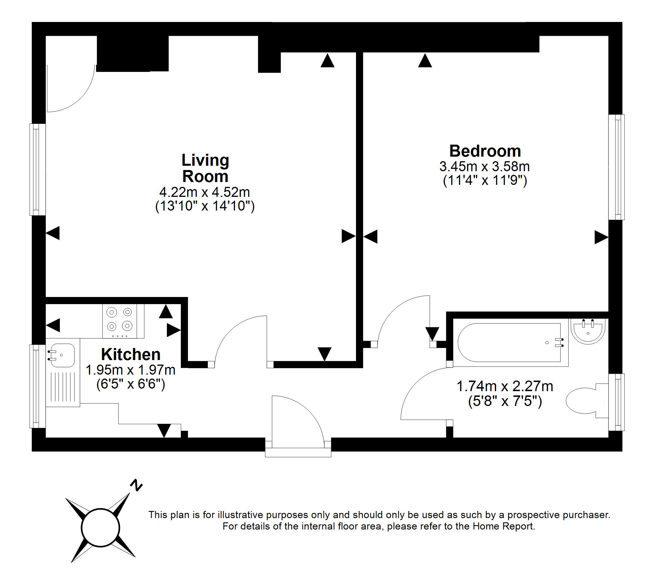 29, Polton Cottages, LASSWADE floorplan