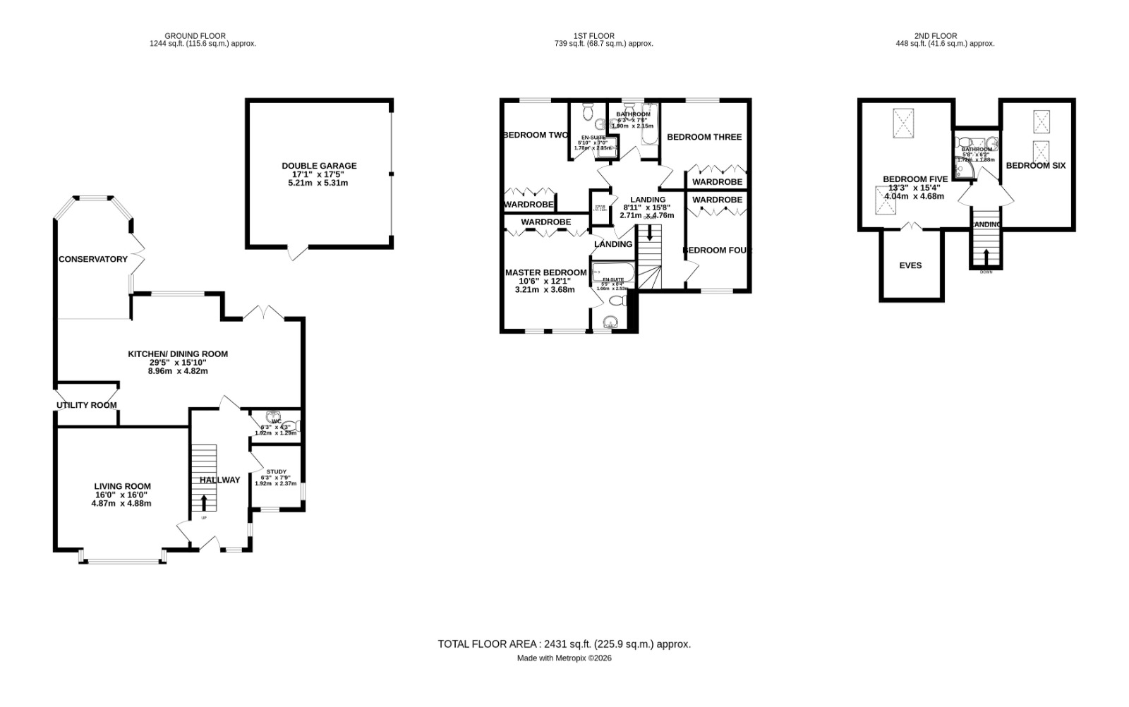 7, Royal Oak Drive, Crowthorne floorplan