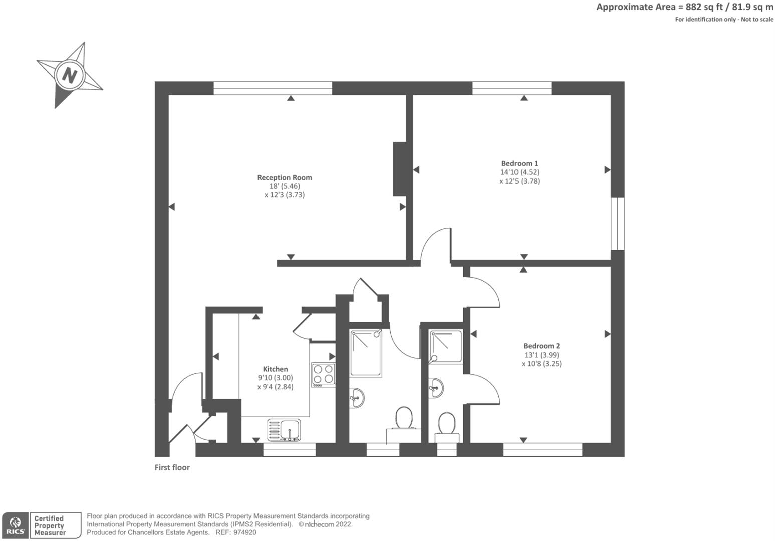 Flat 4, Fairgreen Court, Fairgreen, Hadley Wood floorplan