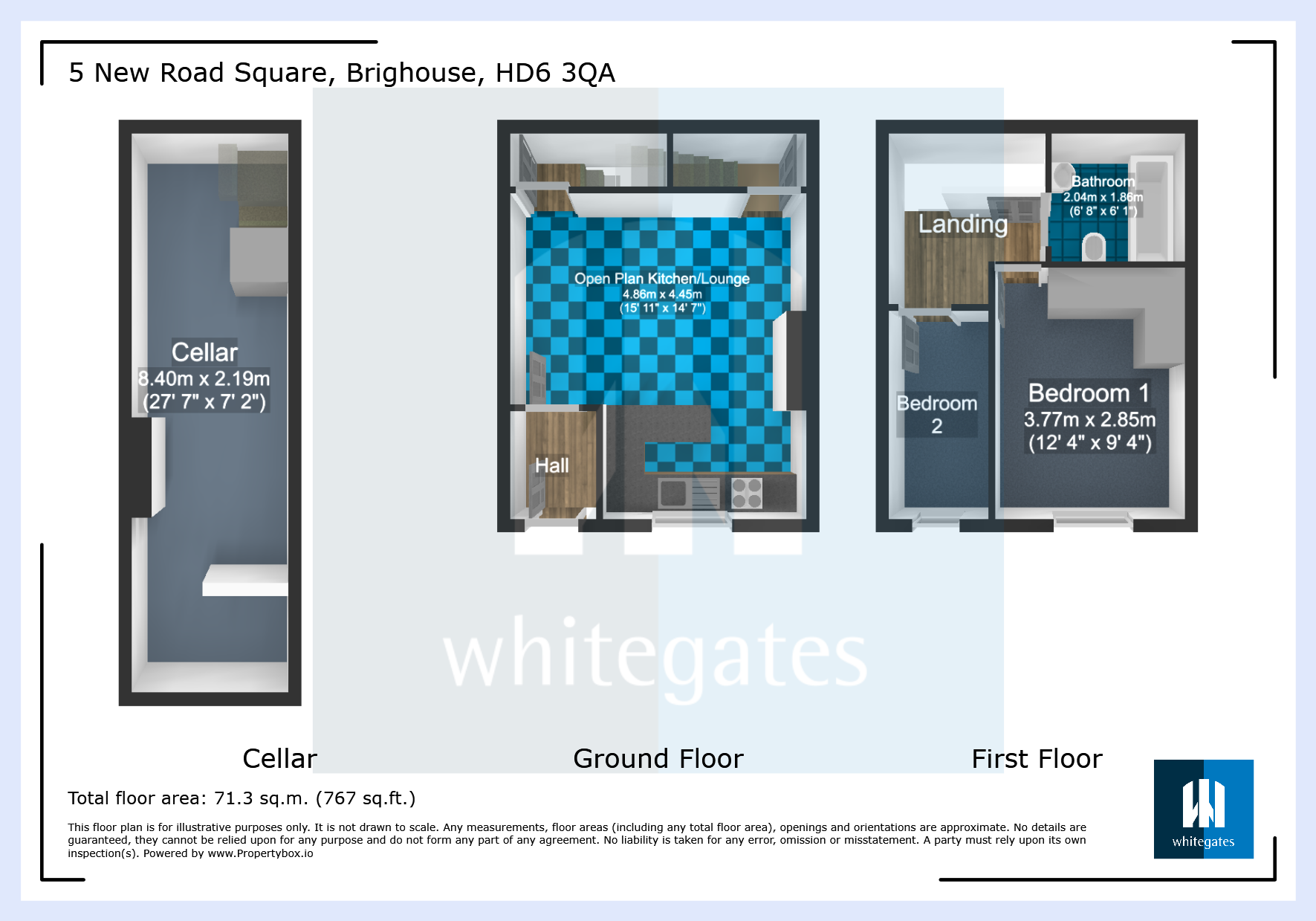 5, New Road Square, Brighouse floorplan