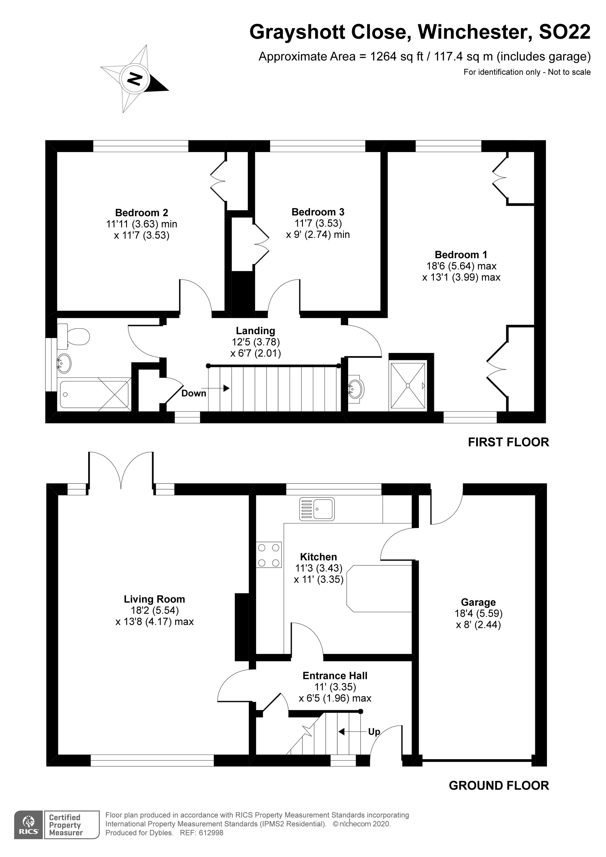 2 Grayshott Close, Winchester floorplan
