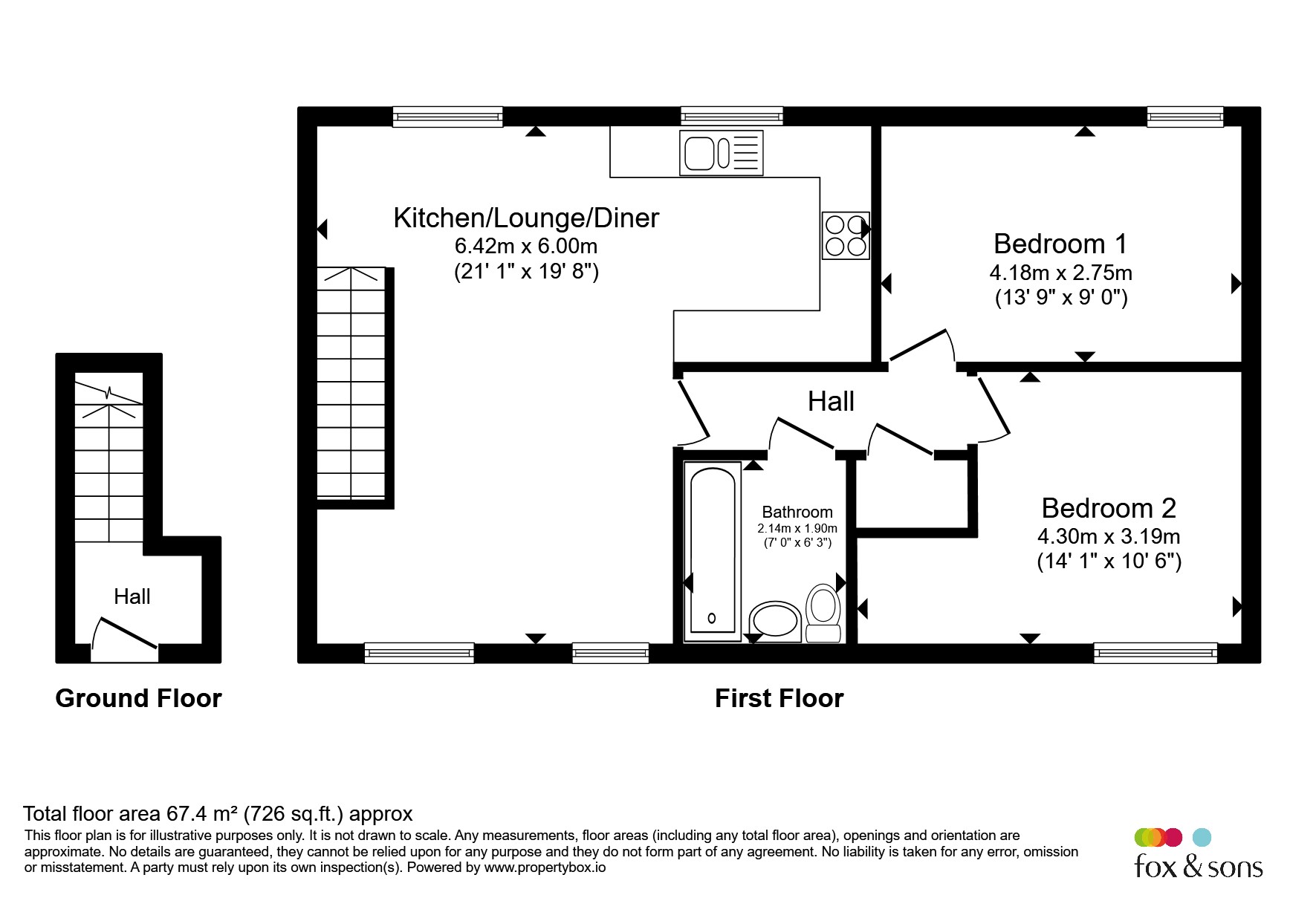 52, Chard Lane, Ringwood floorplan