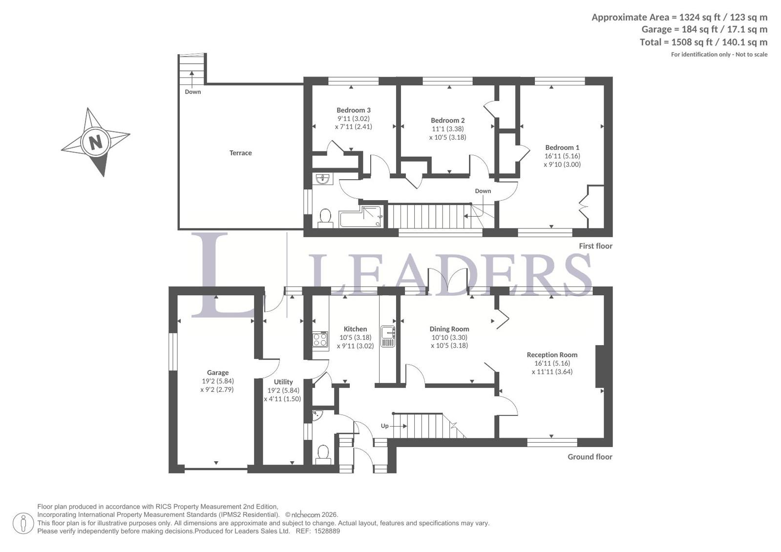 1, Cobbett Close, West Sussex floorplan