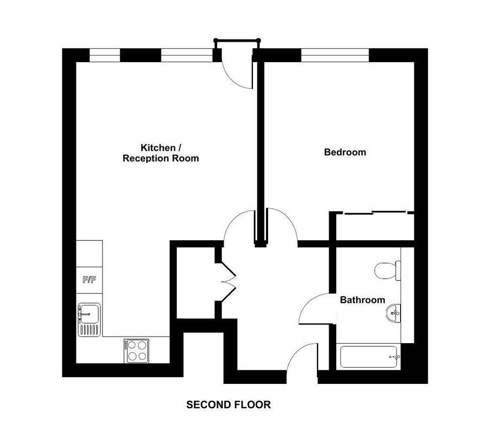 Flat 12, 62, Barnes Wallis Way, St. Albans floorplan