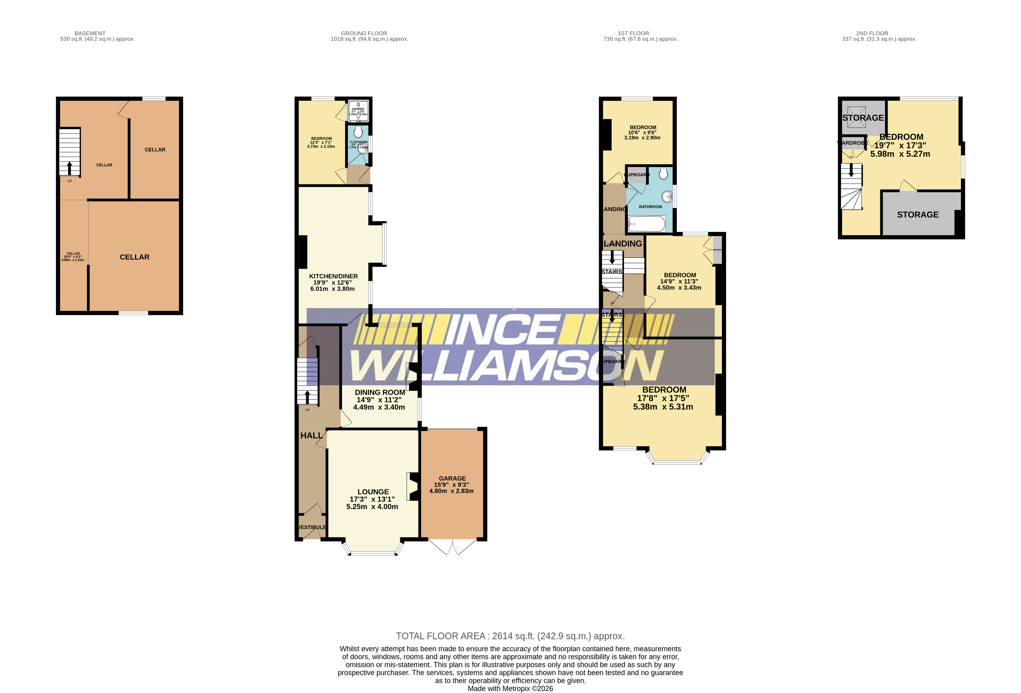 17, Shaftesbury Place, Chorley floorplan