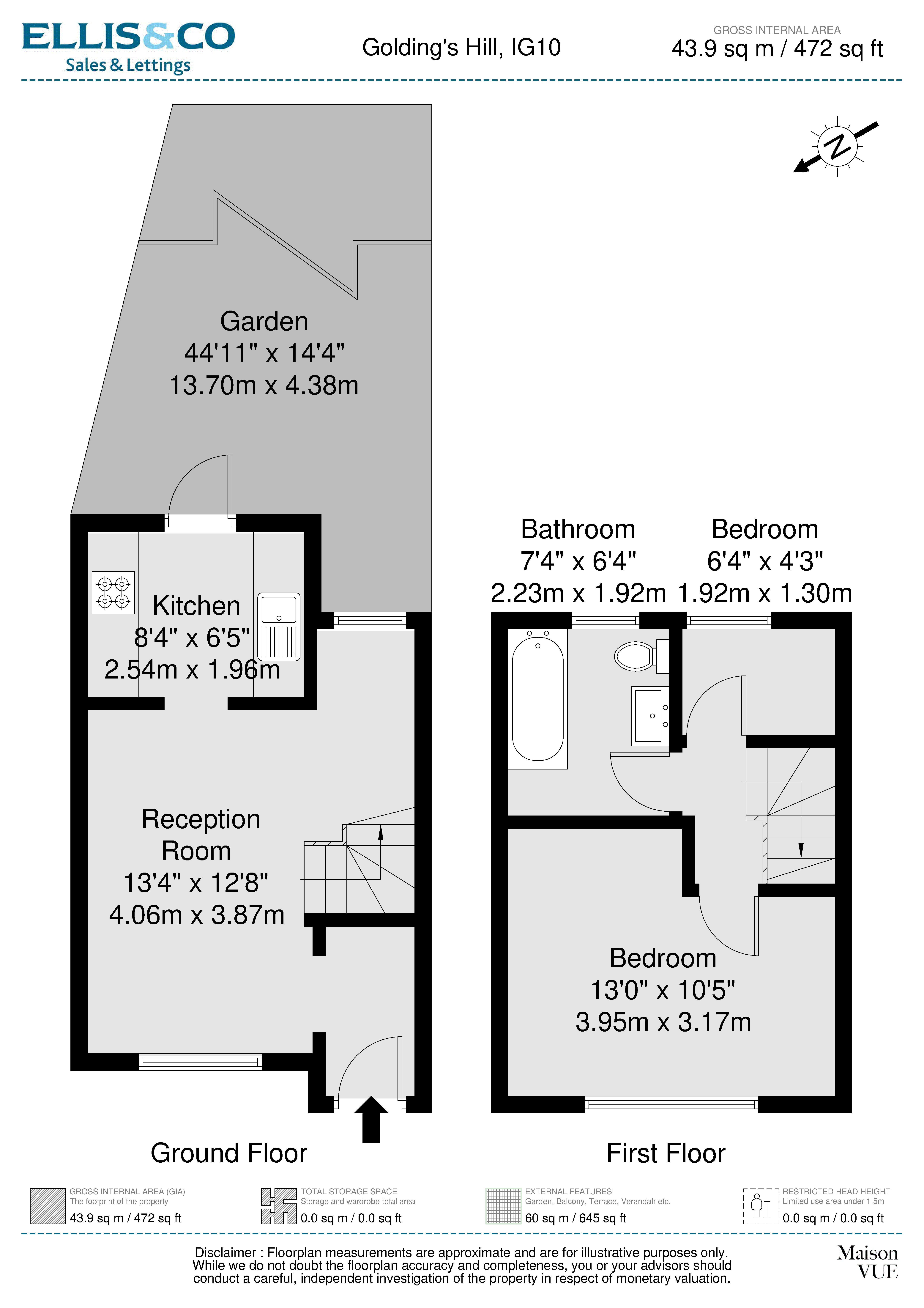 5A,, Goldings Hill, Essex floorplan