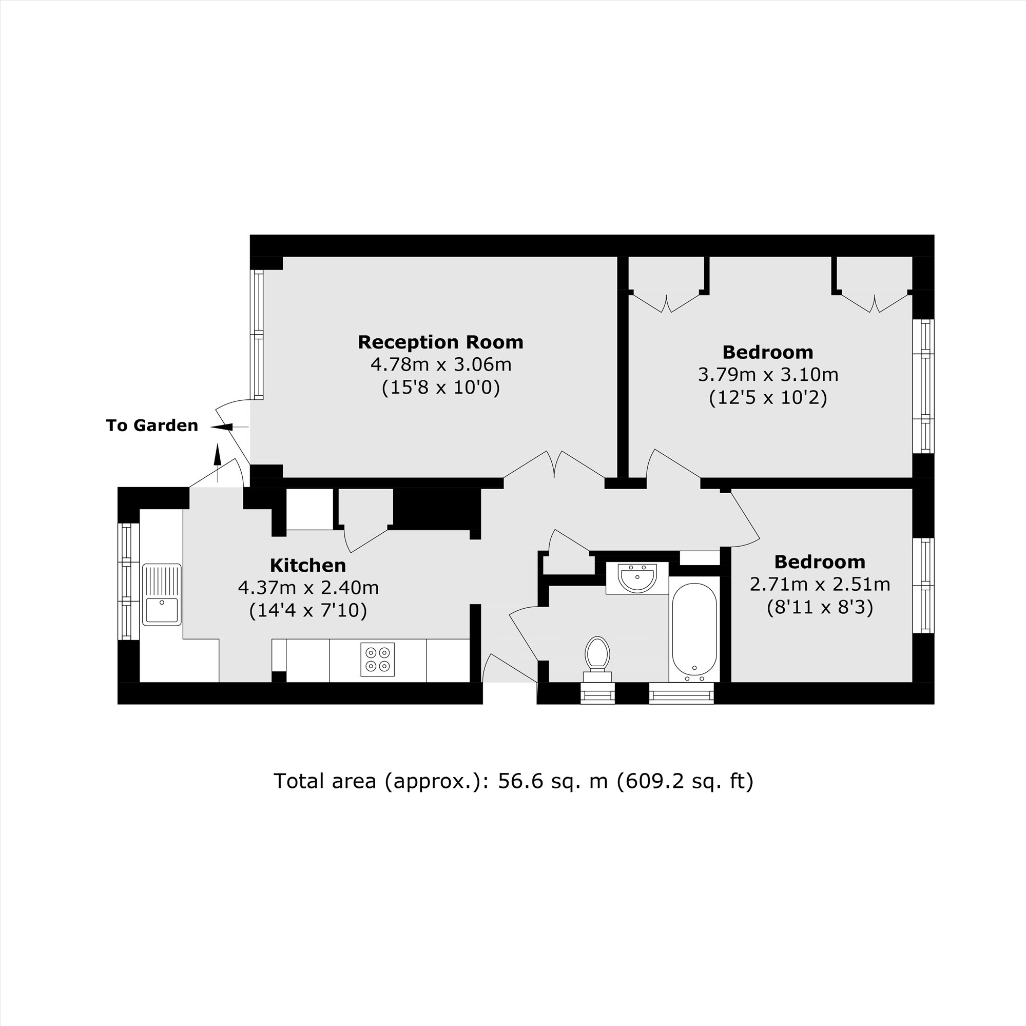 11, Broadlands, Hanworth floorplan