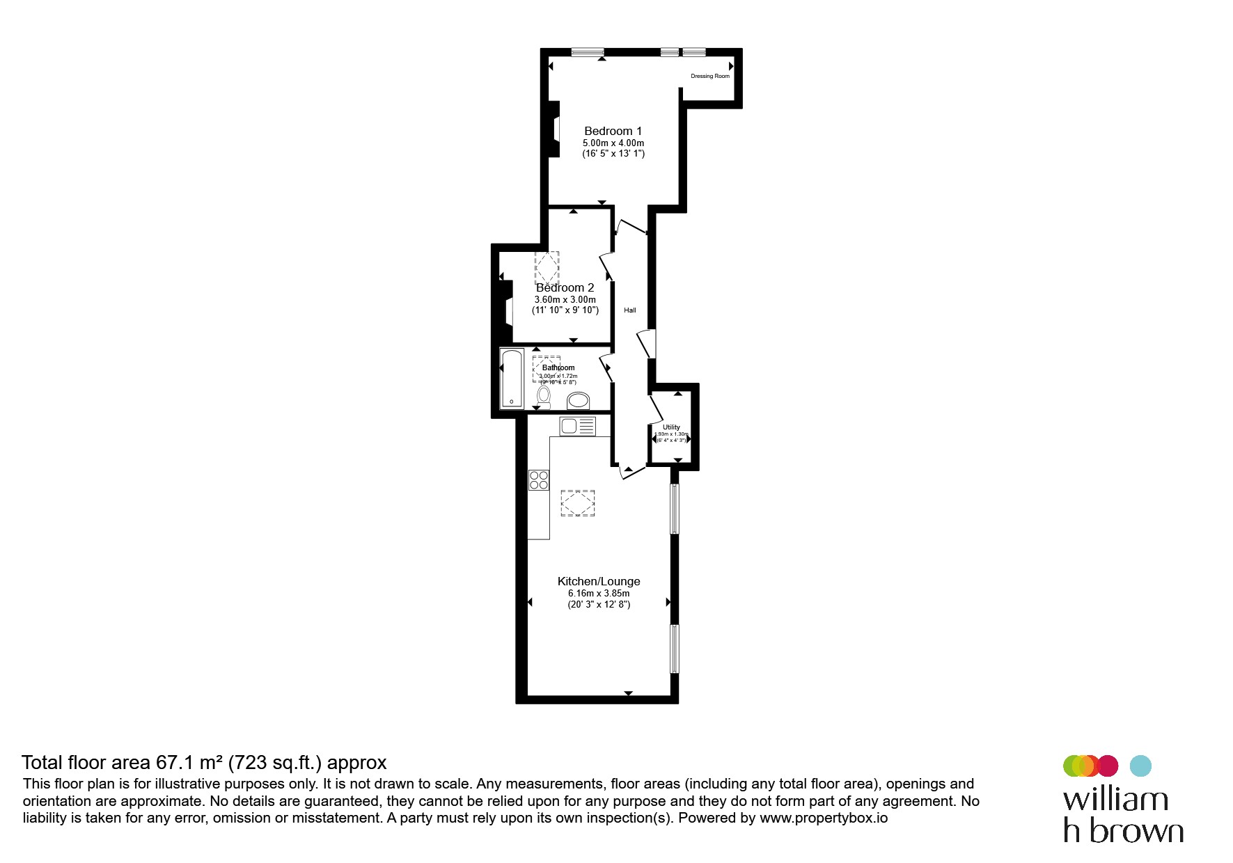 Flat A, 74-76, High Street, Hoddesdon floorplan