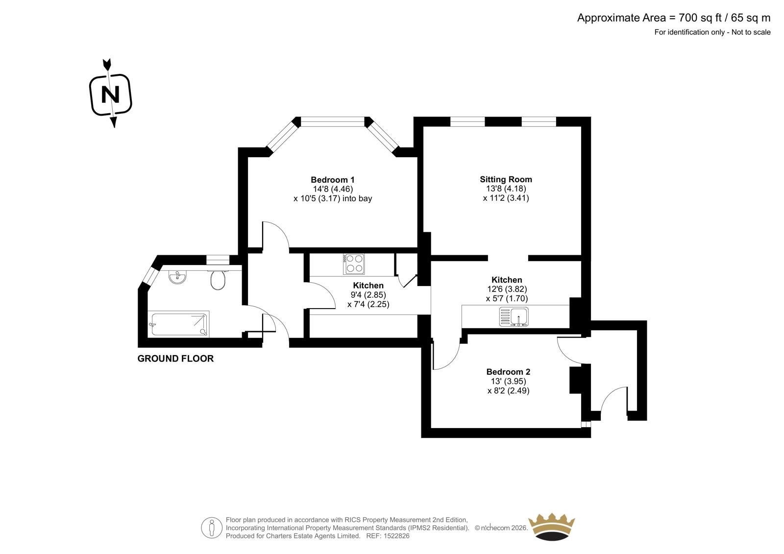 Oaklands- Apartment 2,, Oaklands, Southsea floorplan