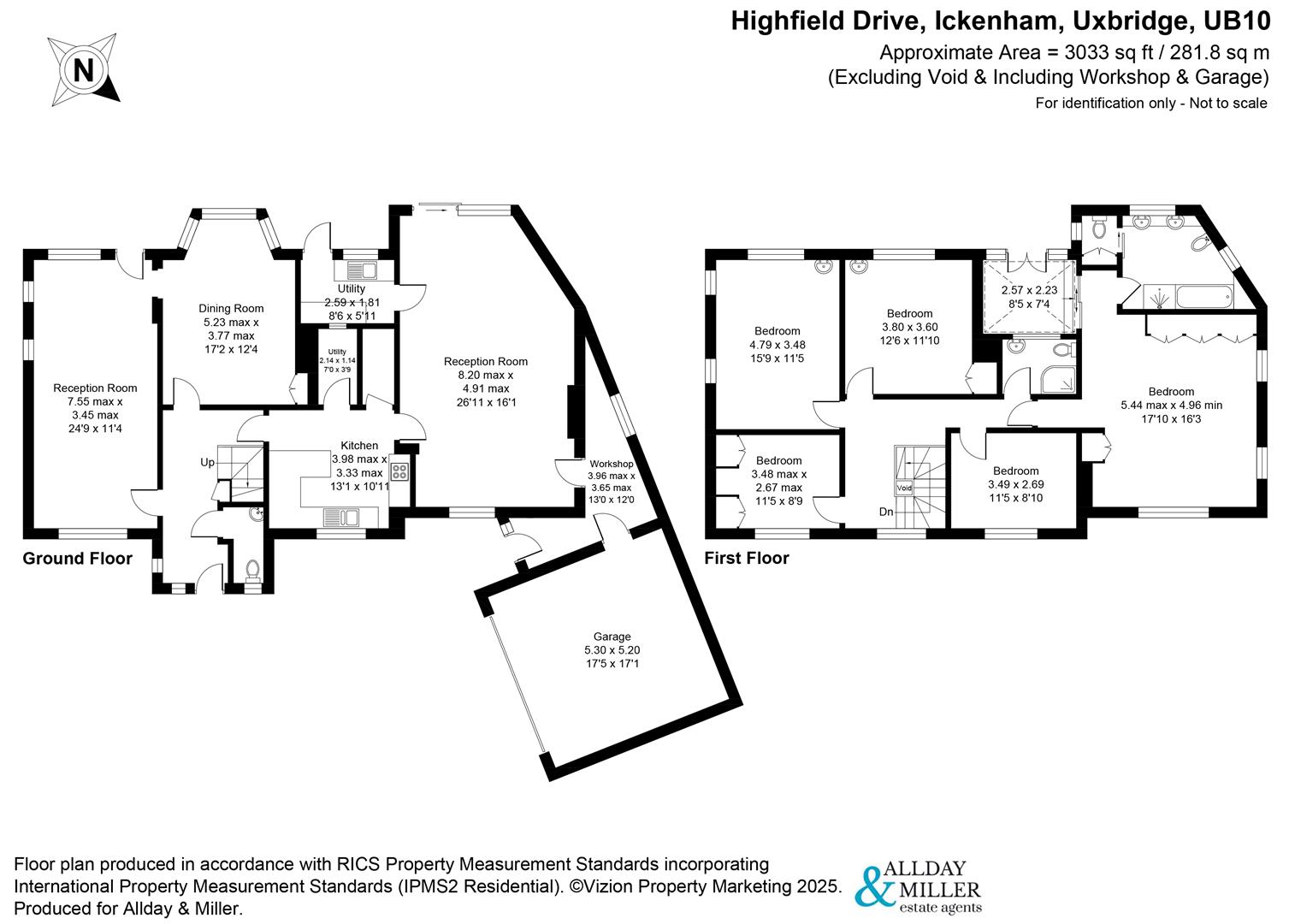 2 & 2a, Highfield Drive, Ickenham Uxbridge floorplan