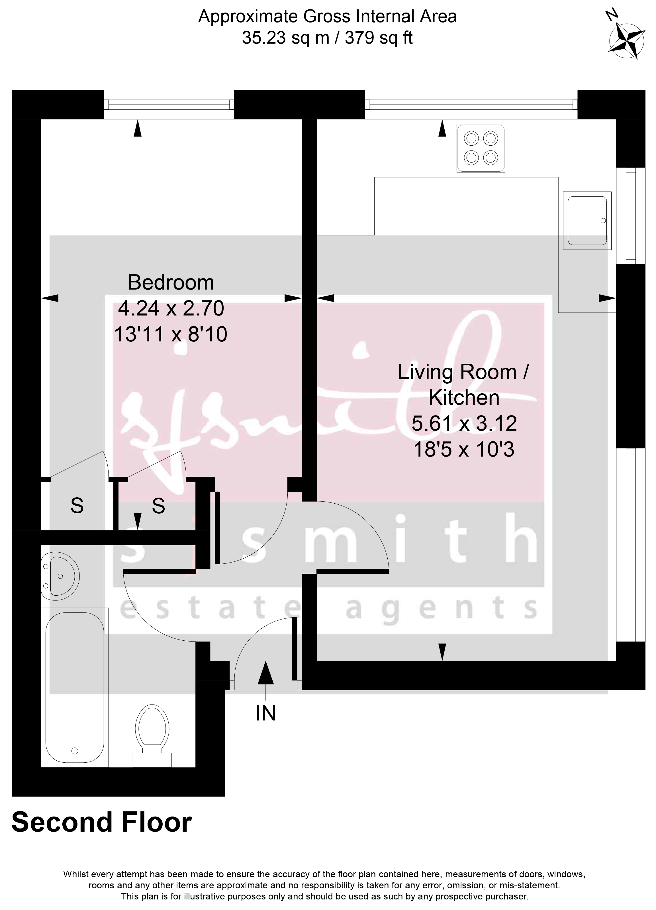 6, Hayley Court, Lodge Way, Ashford floorplan