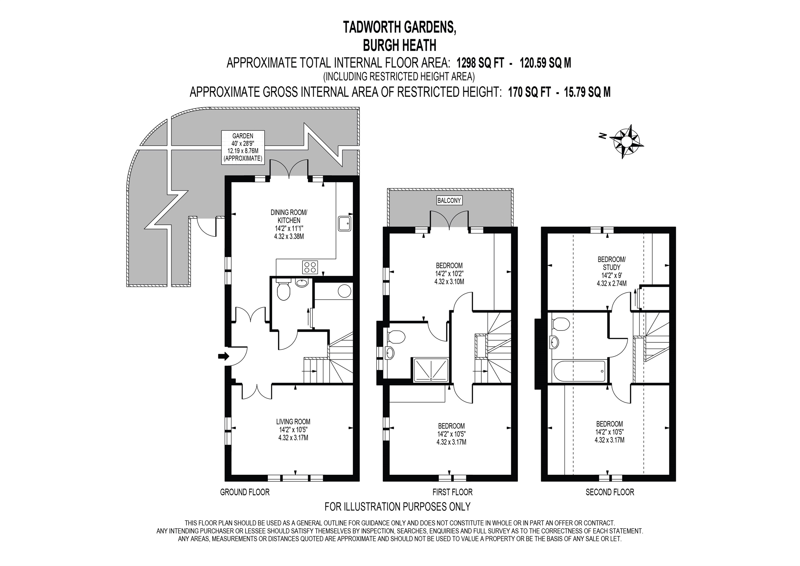 New home, 4 bed detached house for sale in De Burgh Gardens, Tadworth