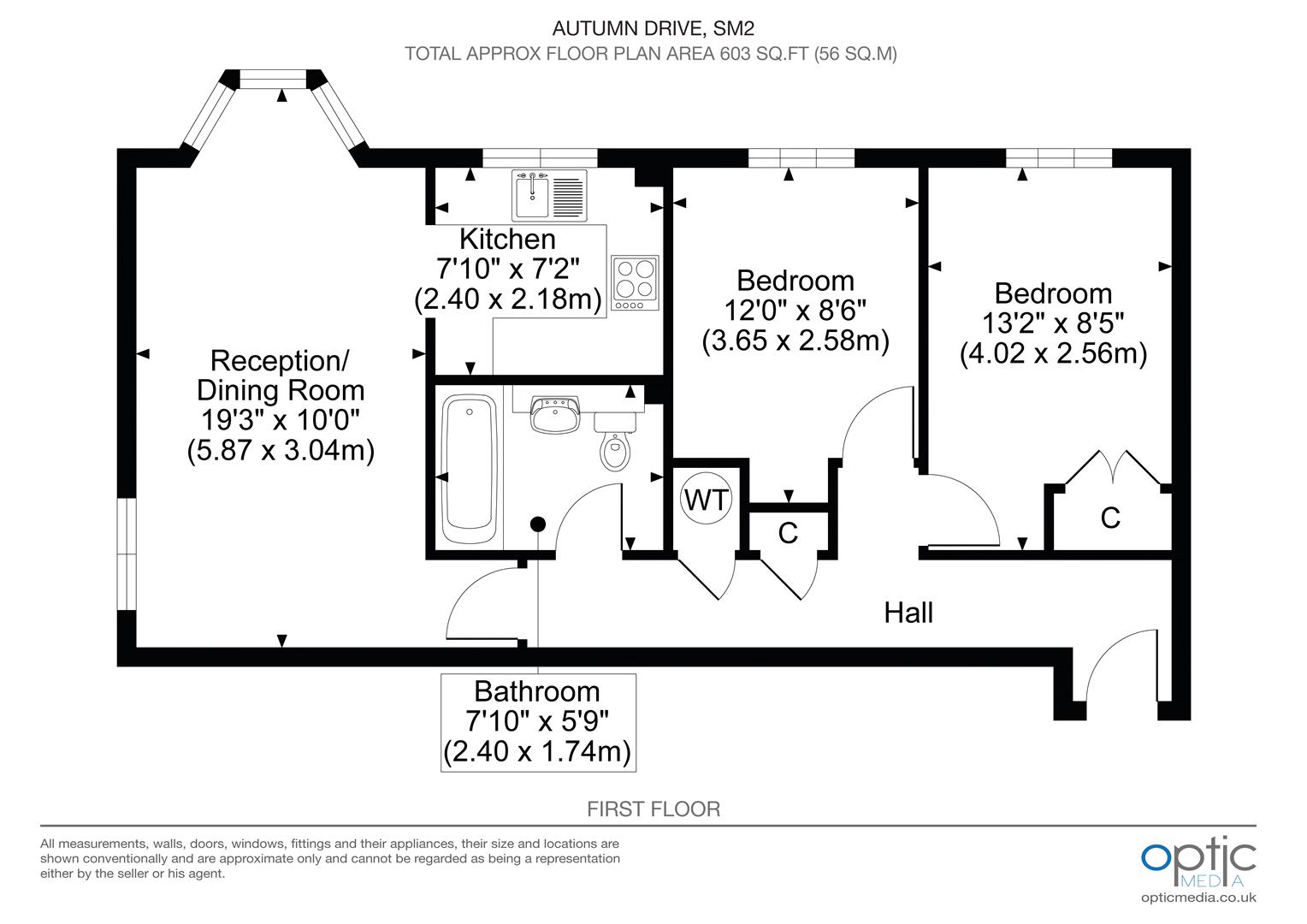 195, Autumn Drive, Sutton floorplan