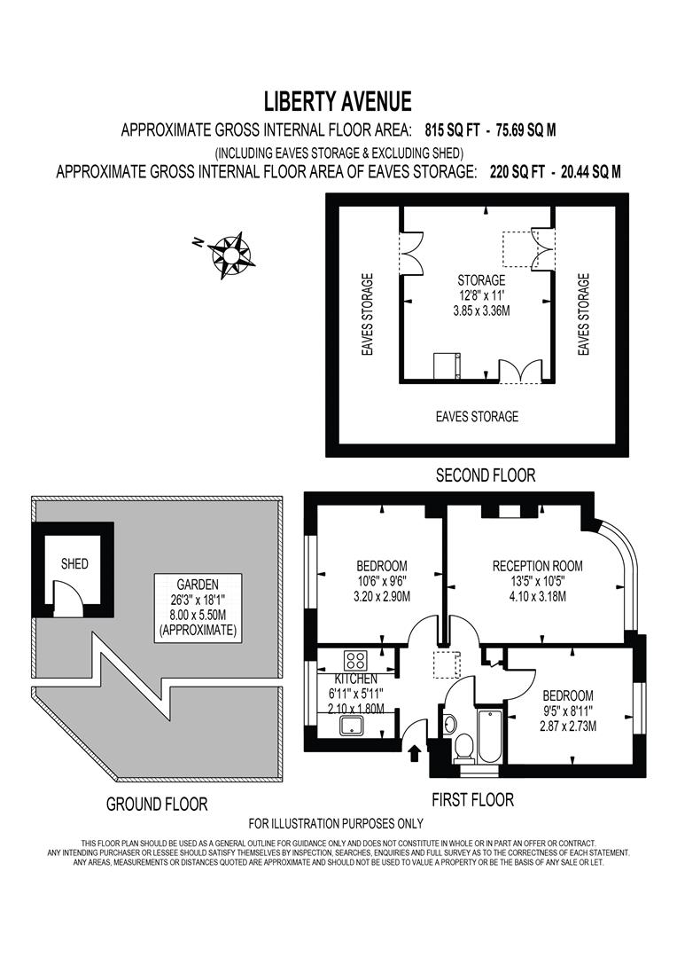 64, Liberty Avenue, Colliers Wood floorplan