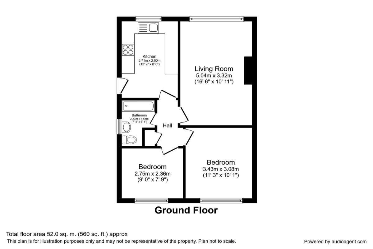 2 Bedrooms Bungalow to rent in Southfield Road, Wetwang, Driffield YO25