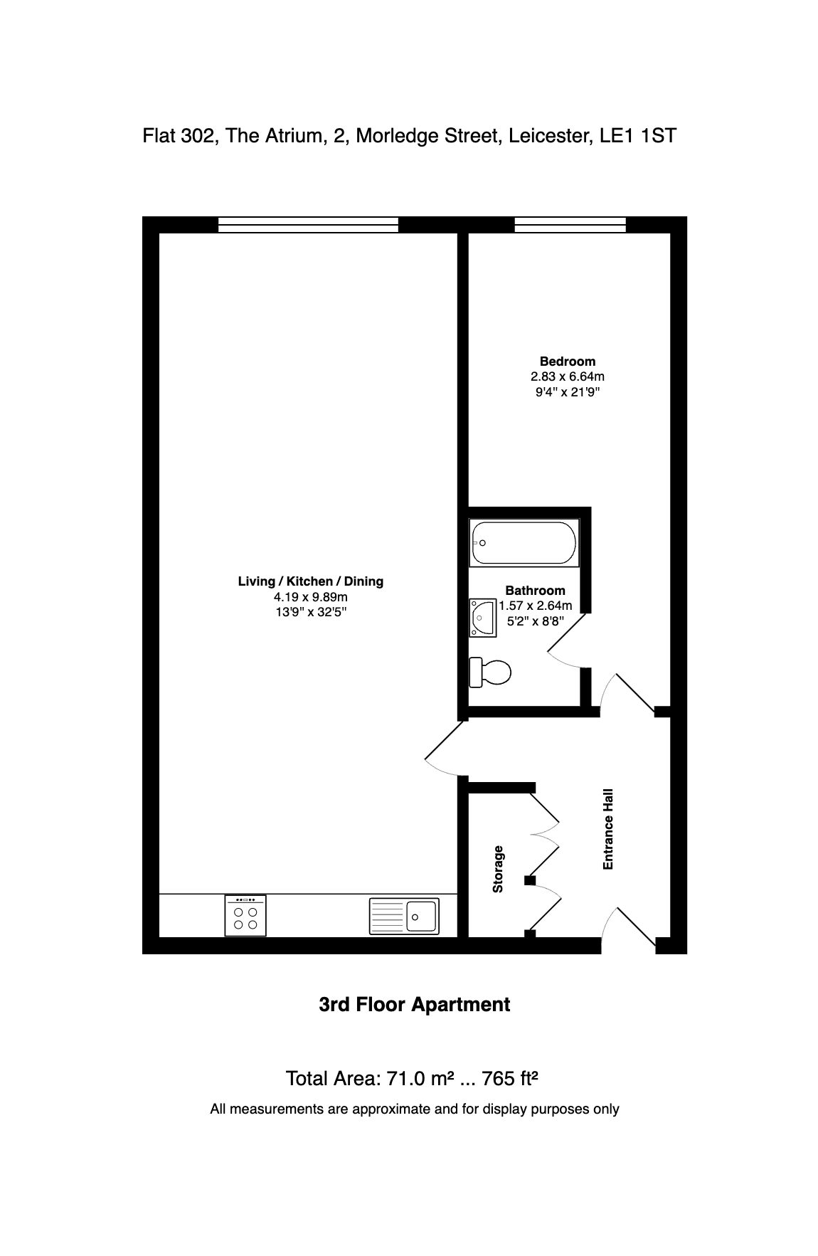 Morledge Street, Leicester floorplan