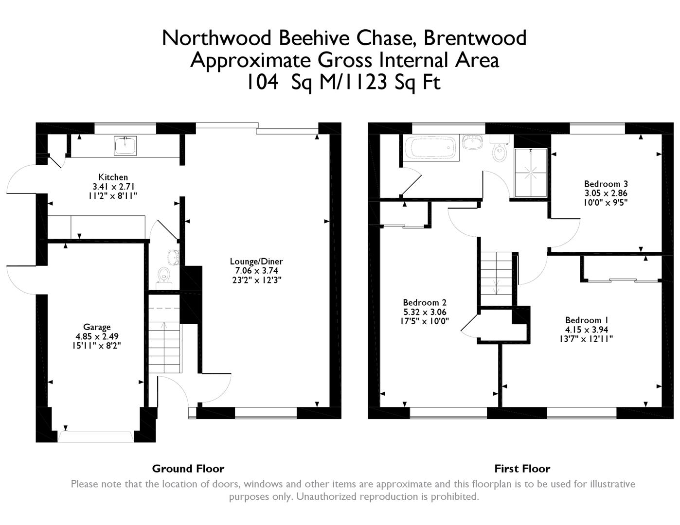 3 Bedrooms Semi-detached house for sale in Beehive Chase, Hook End, Brentwood CM15