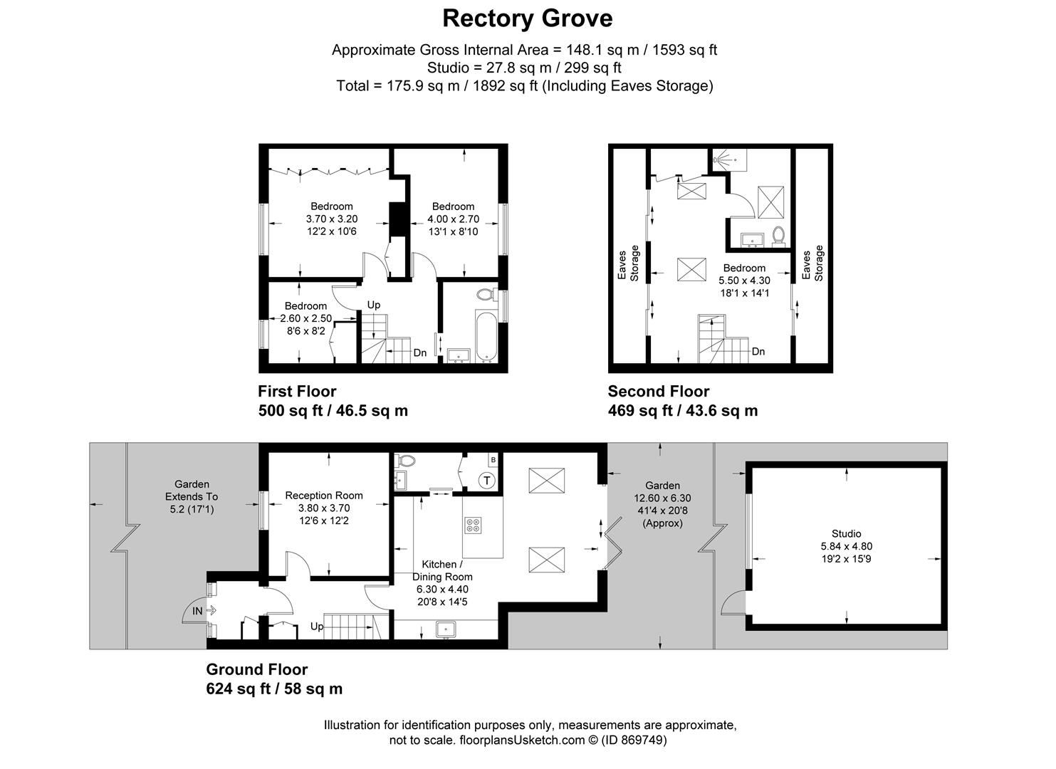 Rectory Grove, Hampton TW12, 4 bedroom terraced house for sale 61731195 PrimeLocation