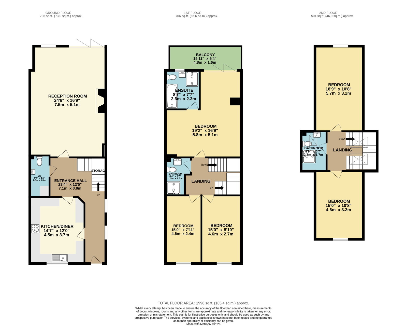 90b, Golf Road, Deal floorplan