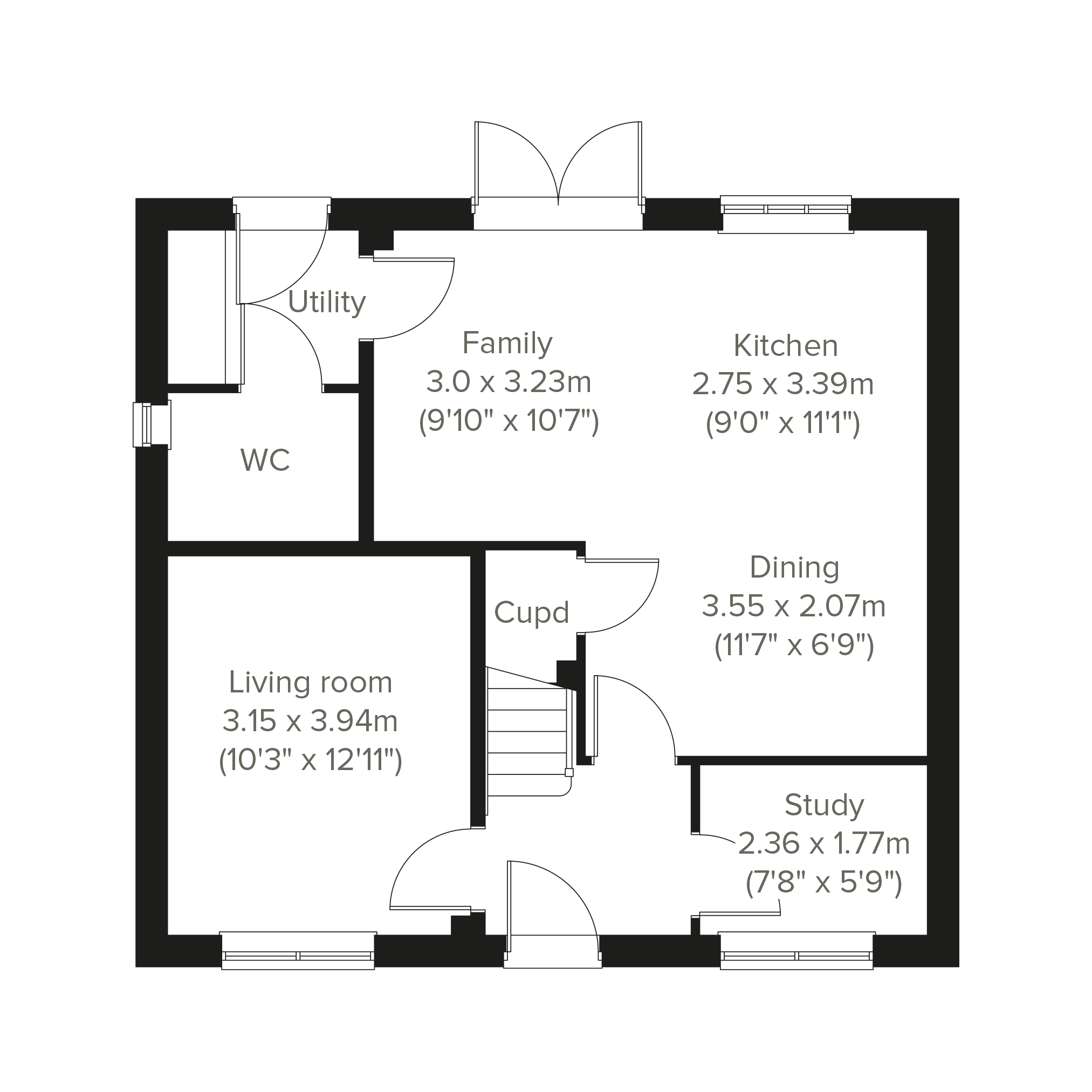 148, Gemini Drive, Off Bath Road, Warminster floorplan