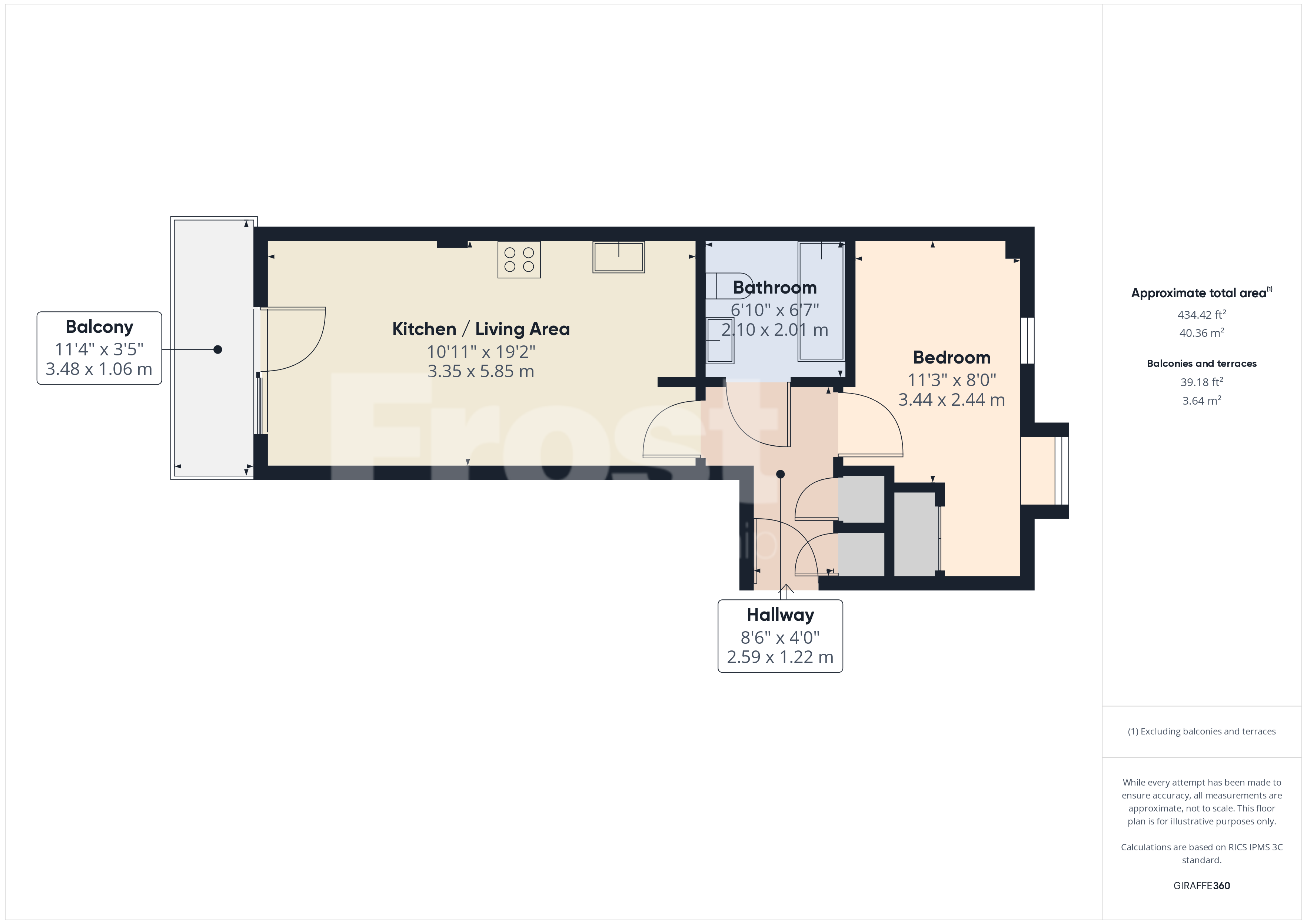 7 Two Rivers Court,, Hatton Road, Bedfont floorplan