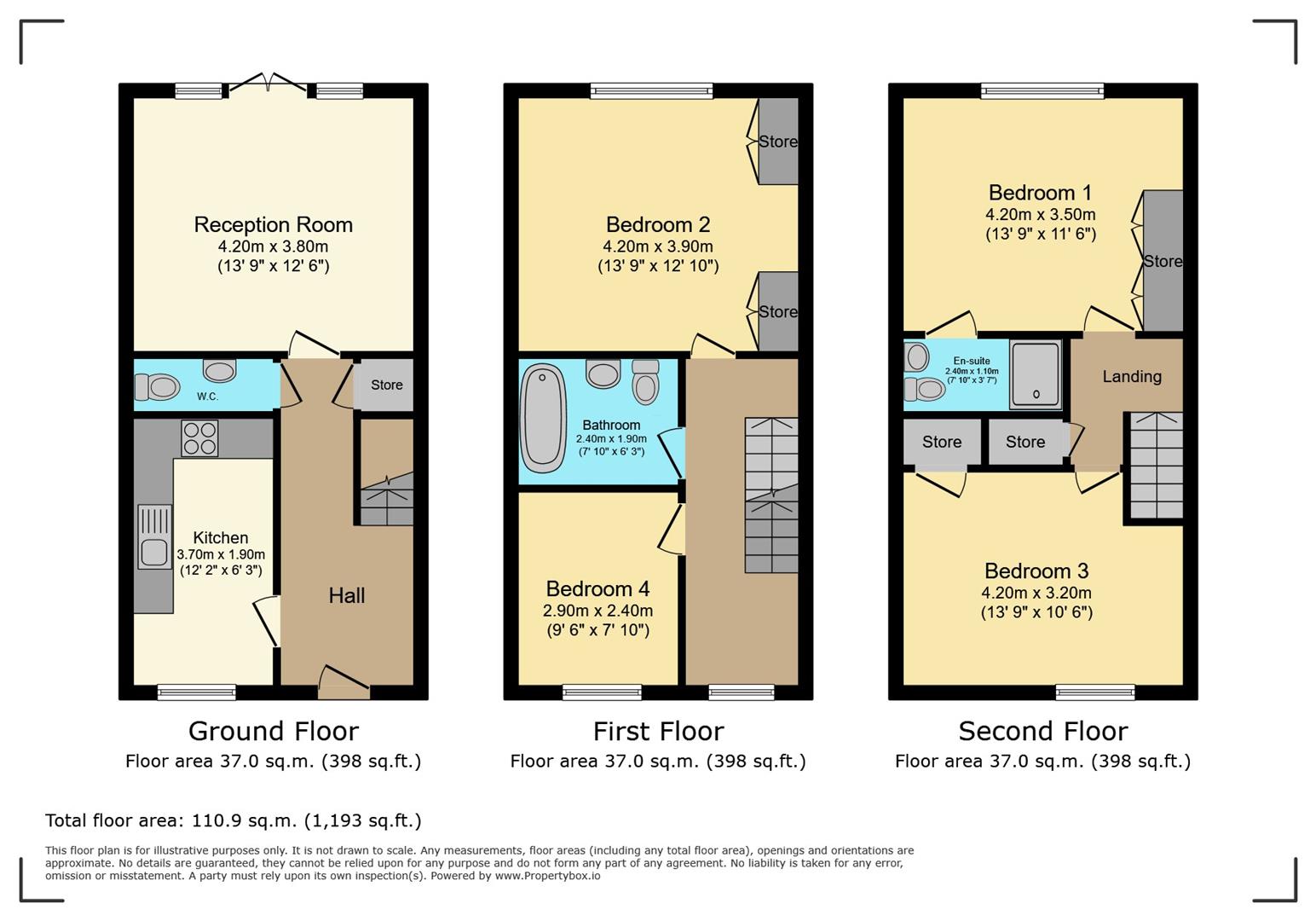 16, Mariners Walk, Barry floorplan