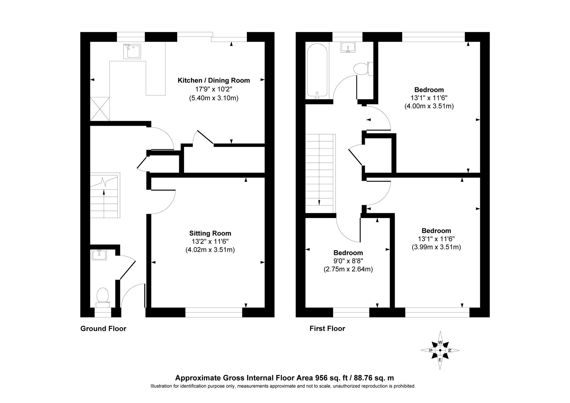8 Field Close, Burgess Hill floorplan